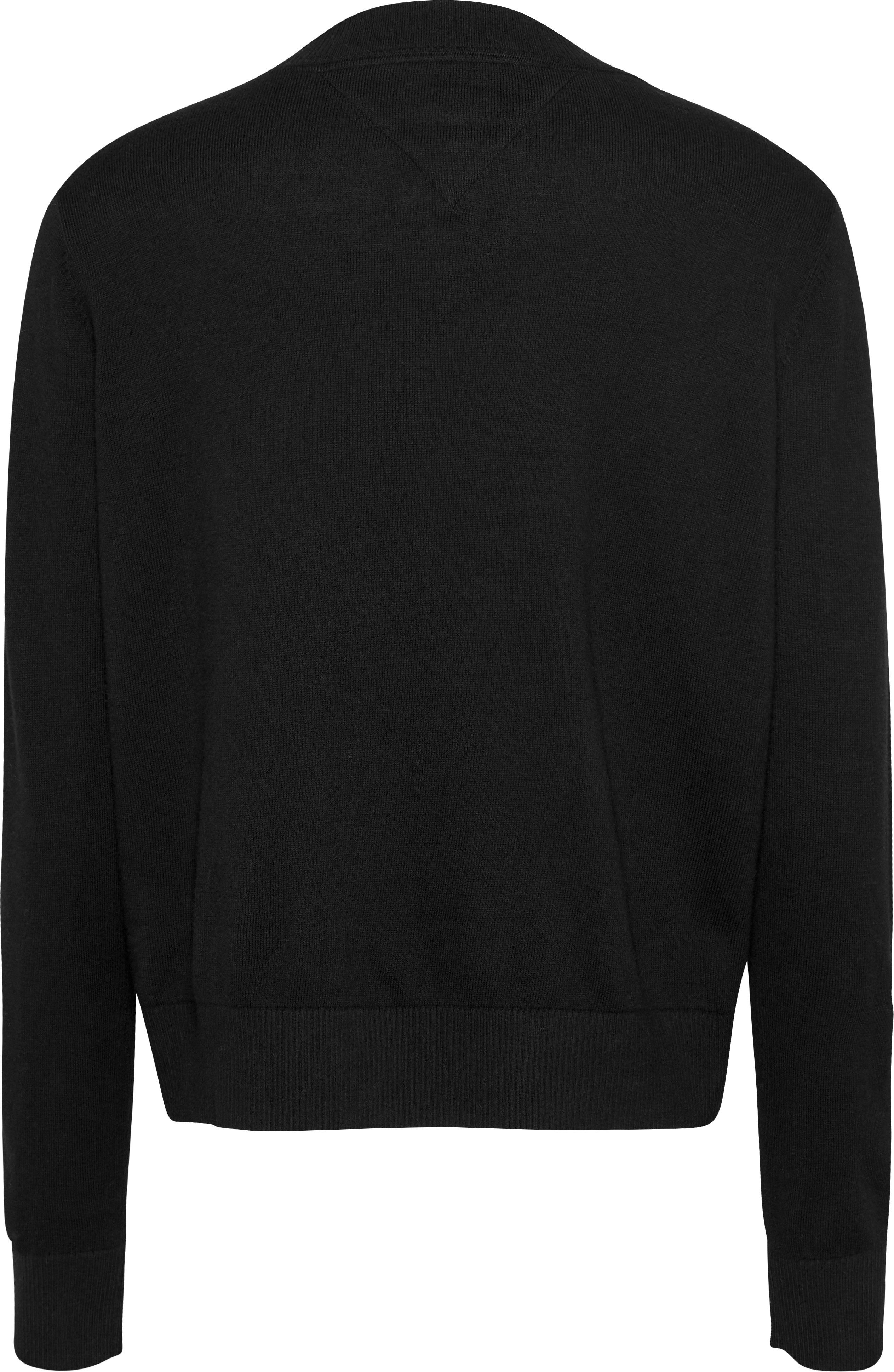 TOMMY JEANS Gebreide trui TJW ESSENTIAL VNECK SWEATER EXT
