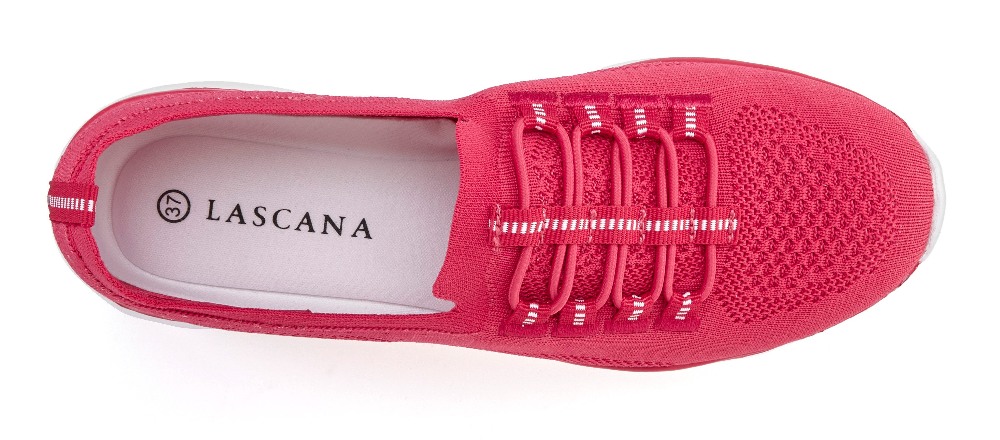 Lascana Sneakers Slipper, halfschoen, licht mesh materiaal