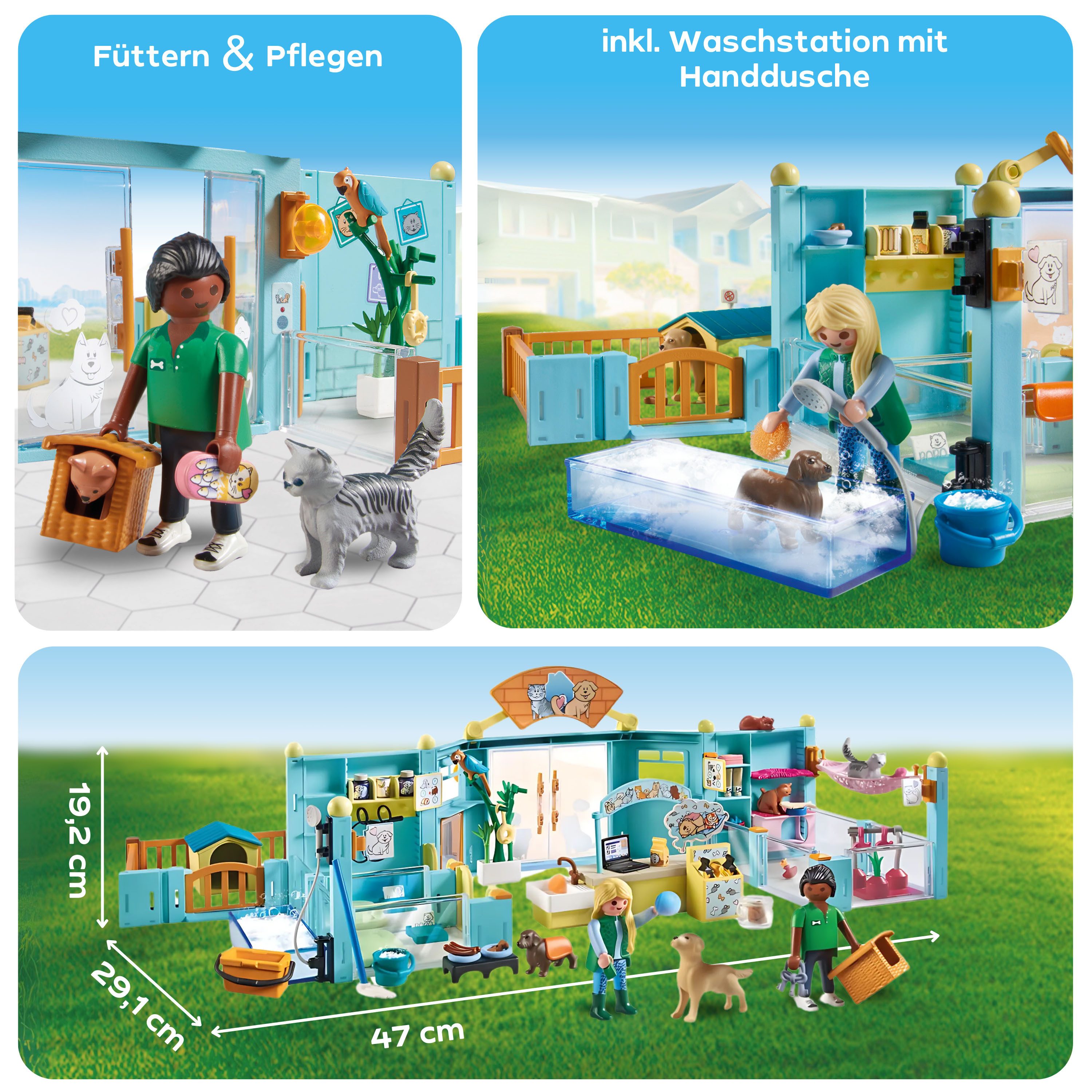 Playmobil® Constructie-speelset Dierenhotel (71742), Playmobil My Life (191-delig)