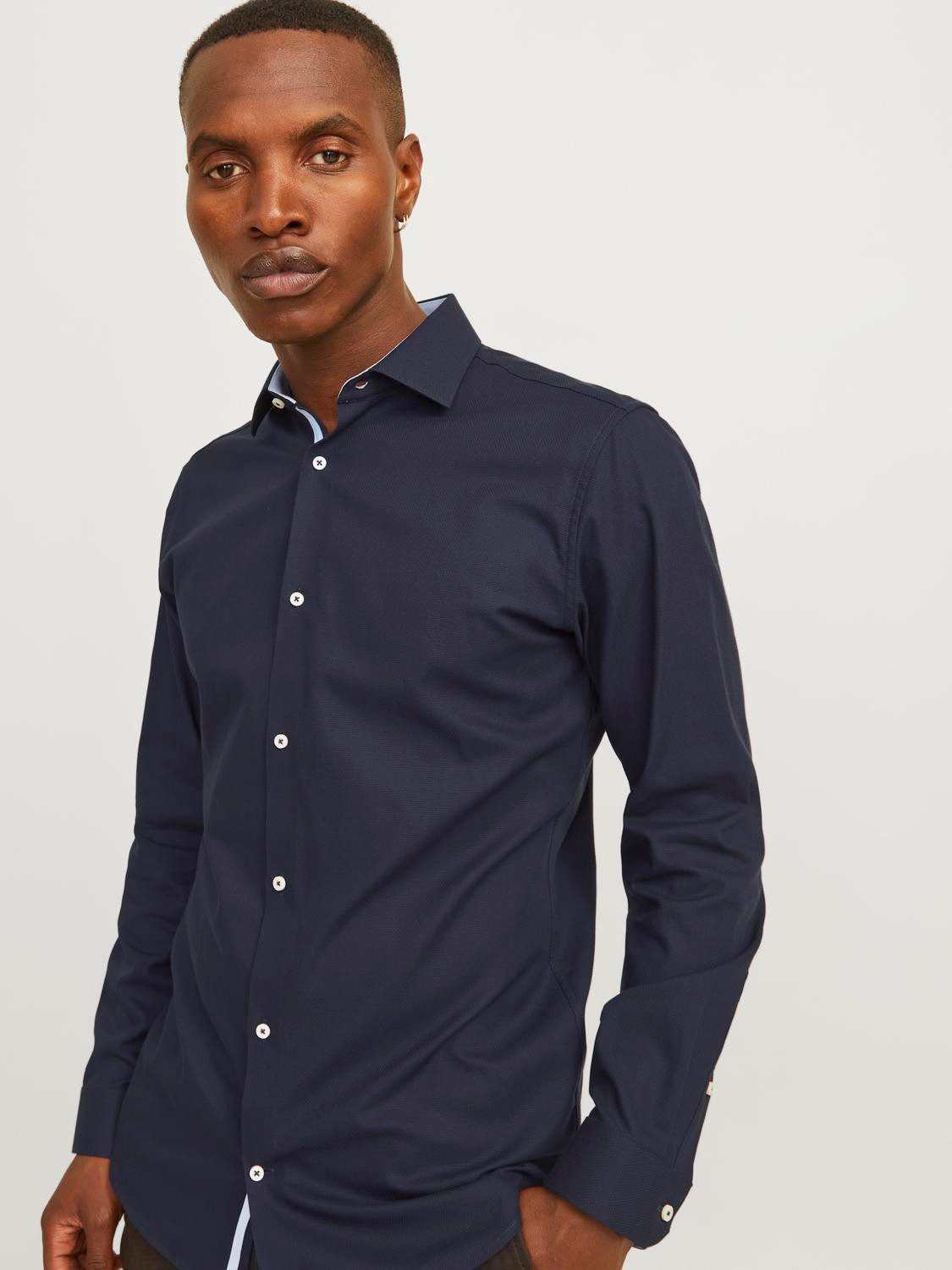 Jack & Jones Overhemd met lange mouwen JPRBLAPARKER DETAIL L/S SHIRT NOOS