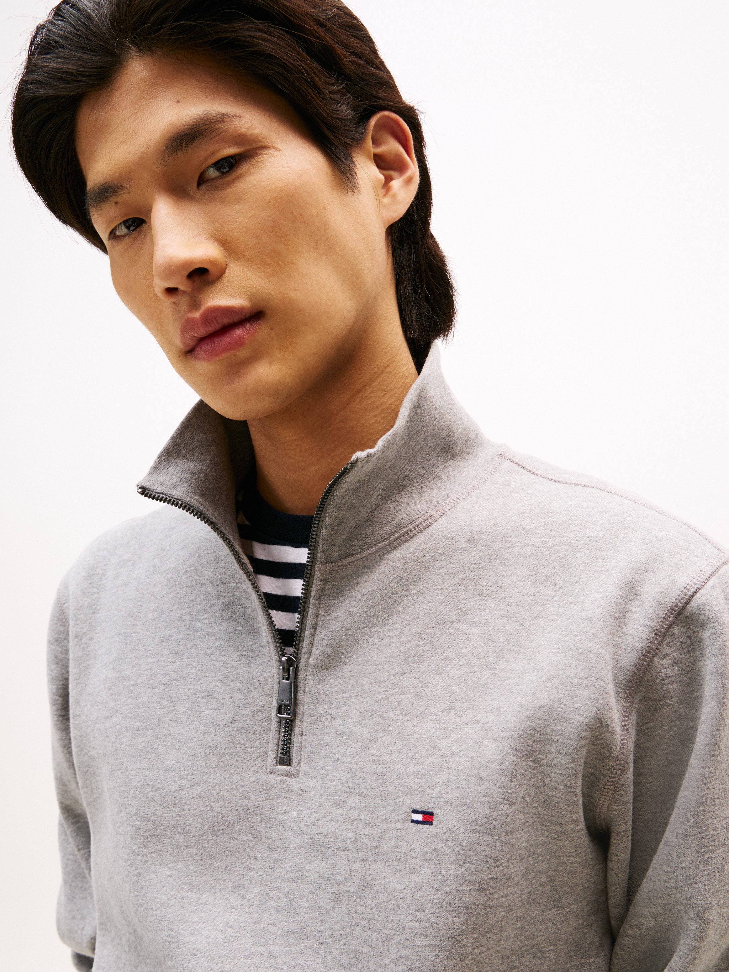 Tommy Hilfiger Sweatshirt ESSENTIAL FLEECE 1/4 ZIP
