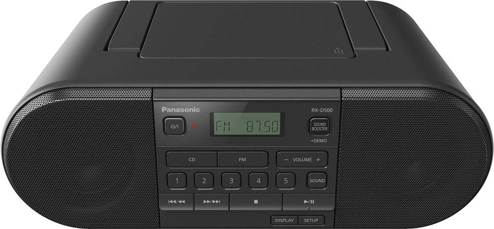 Panasonic Boombox RX-D500EG-K CD-