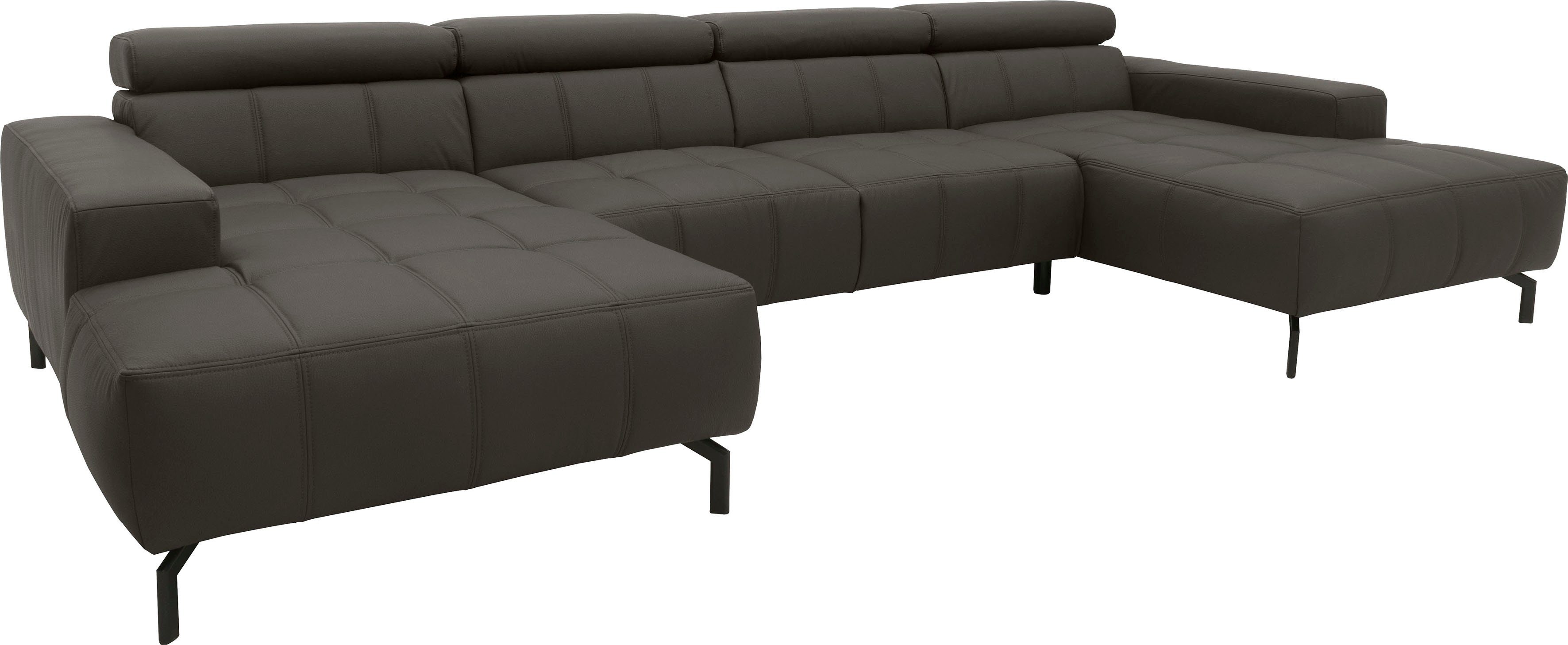 DOMO collection Zithoek Cunelli mooie zitnaden als designelement, stevige zitcomfort, U-vorm