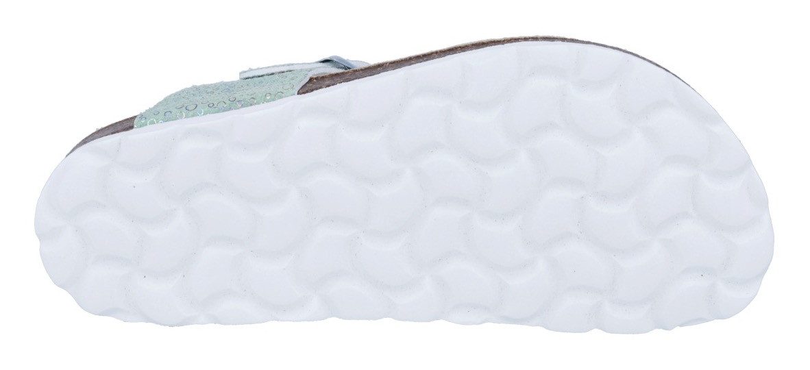 Richter Teenslippers Bio WMS: breed Huisschoen met glitter, maat sjabloon om te downloaden