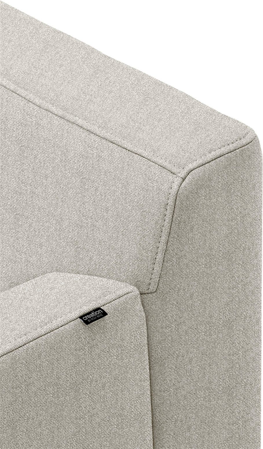 Creation BY ROLF BENZ Hoekbank CR.446 in een minimalistische, gewichtloze look, breedte 275 cm