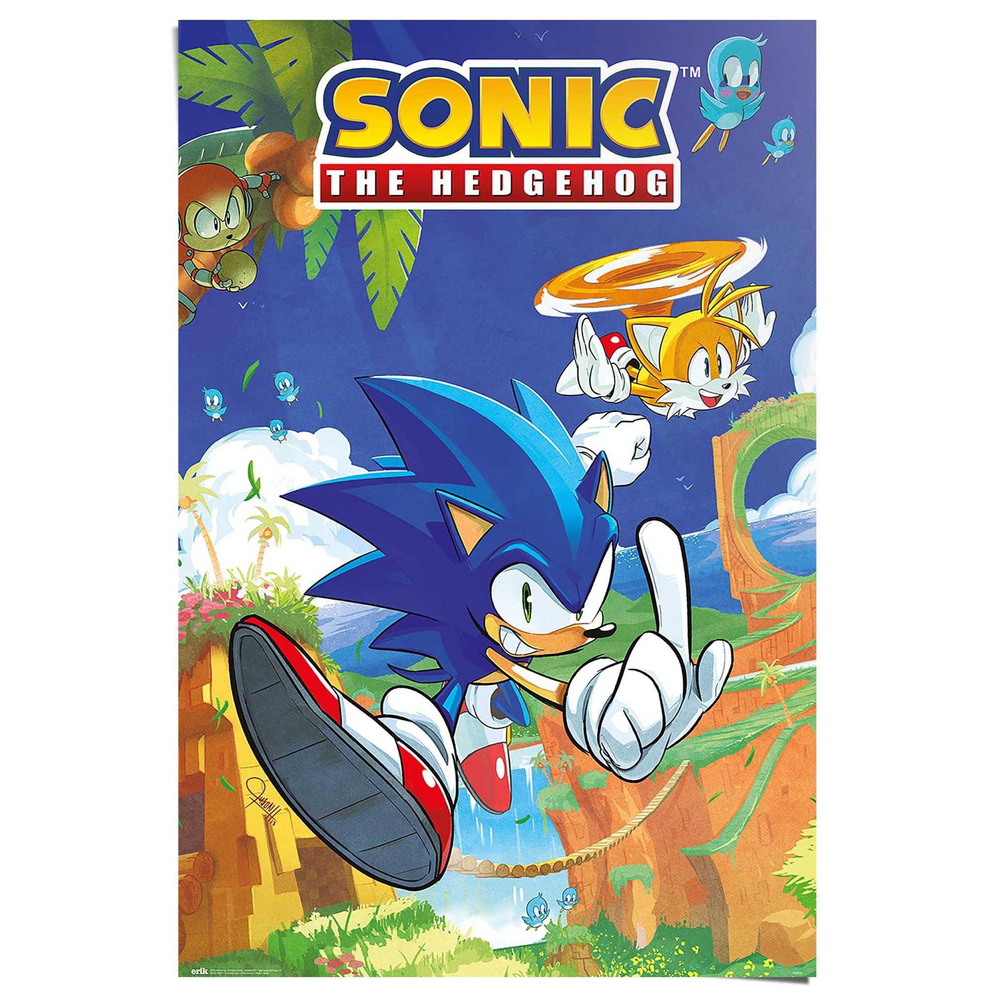 Reinders! Poster Sonic the Hedgehog - sonic & tails
