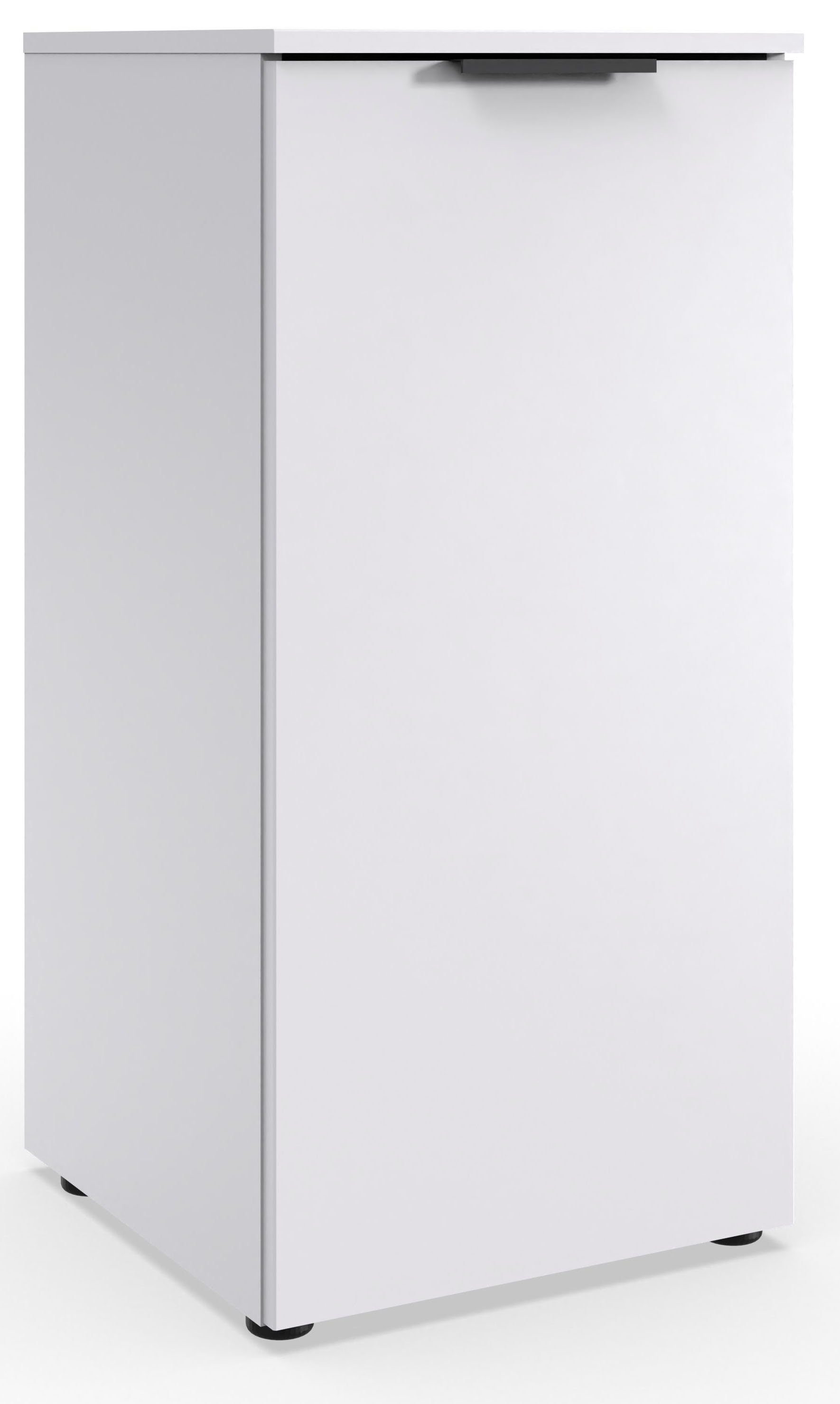Wimex Kast Level by fresh to go 1-deurs met soft-close functie, 41 cm breed, 92 cm hoog dressoirs wit