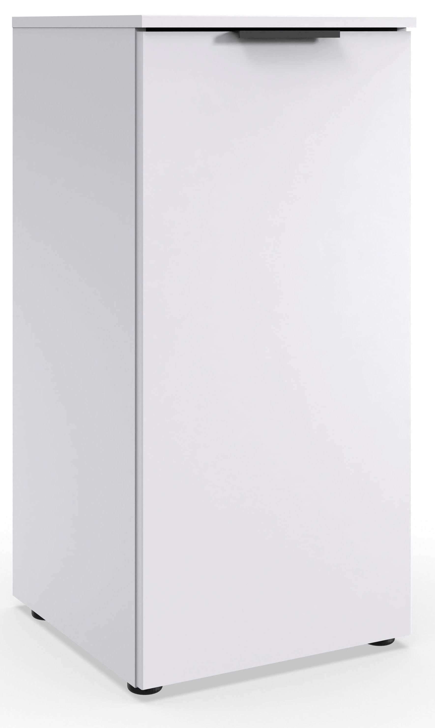 wimex kast level by fresh to go 1-deurs met soft-close functie, 41 cm breed, 92 cm hoog wit