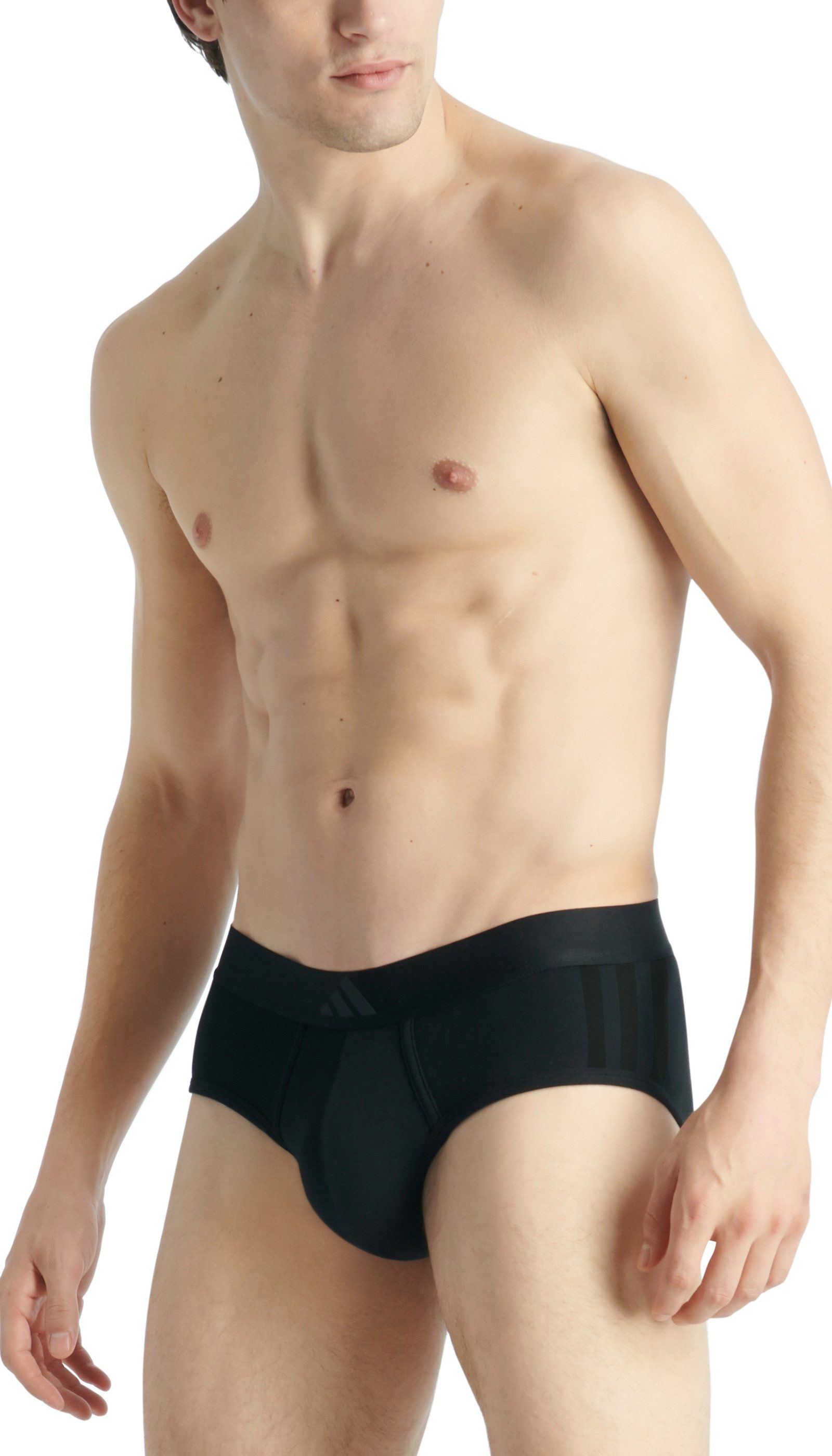 adidas Sportswear Slip Active Flex Cotton 3 Strepen (Set van 2)