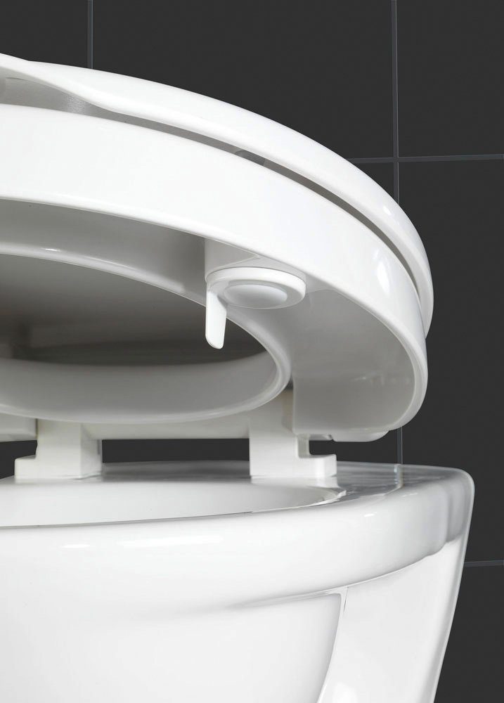 WENKO Toiletzitting Secura Comfort met zitverhoging en softclosemechanisme