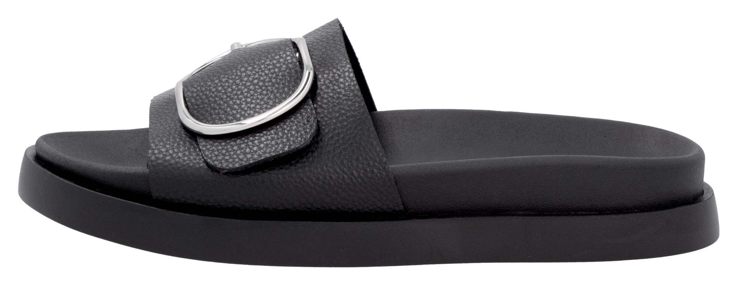 RIEKER Sport Slippers Zomerschoen, strandschoen, vakantieschoen, huisschoen met decoratieve sluiting