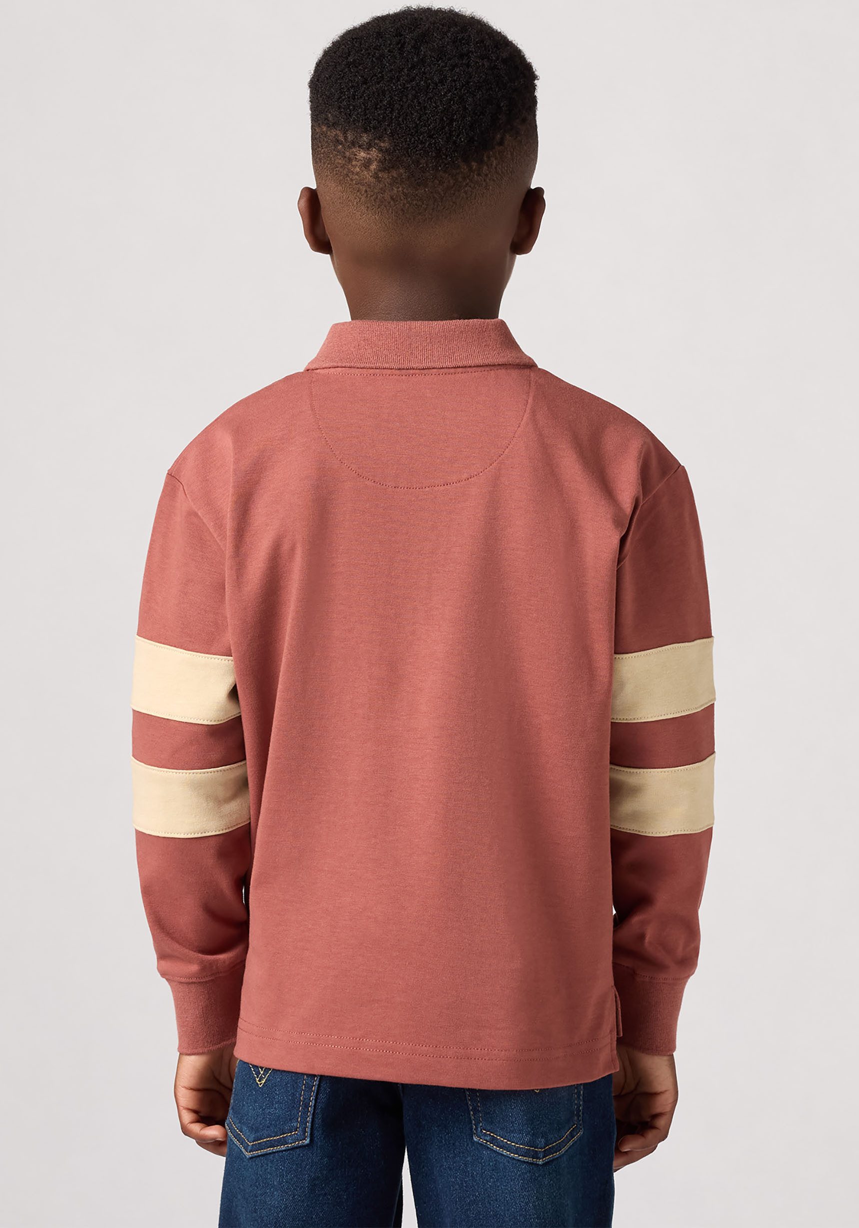 Levi's Kidswear Poloshirt met lange mouwen LVB RELAXED LS POLO met merkopschrift voor jongens