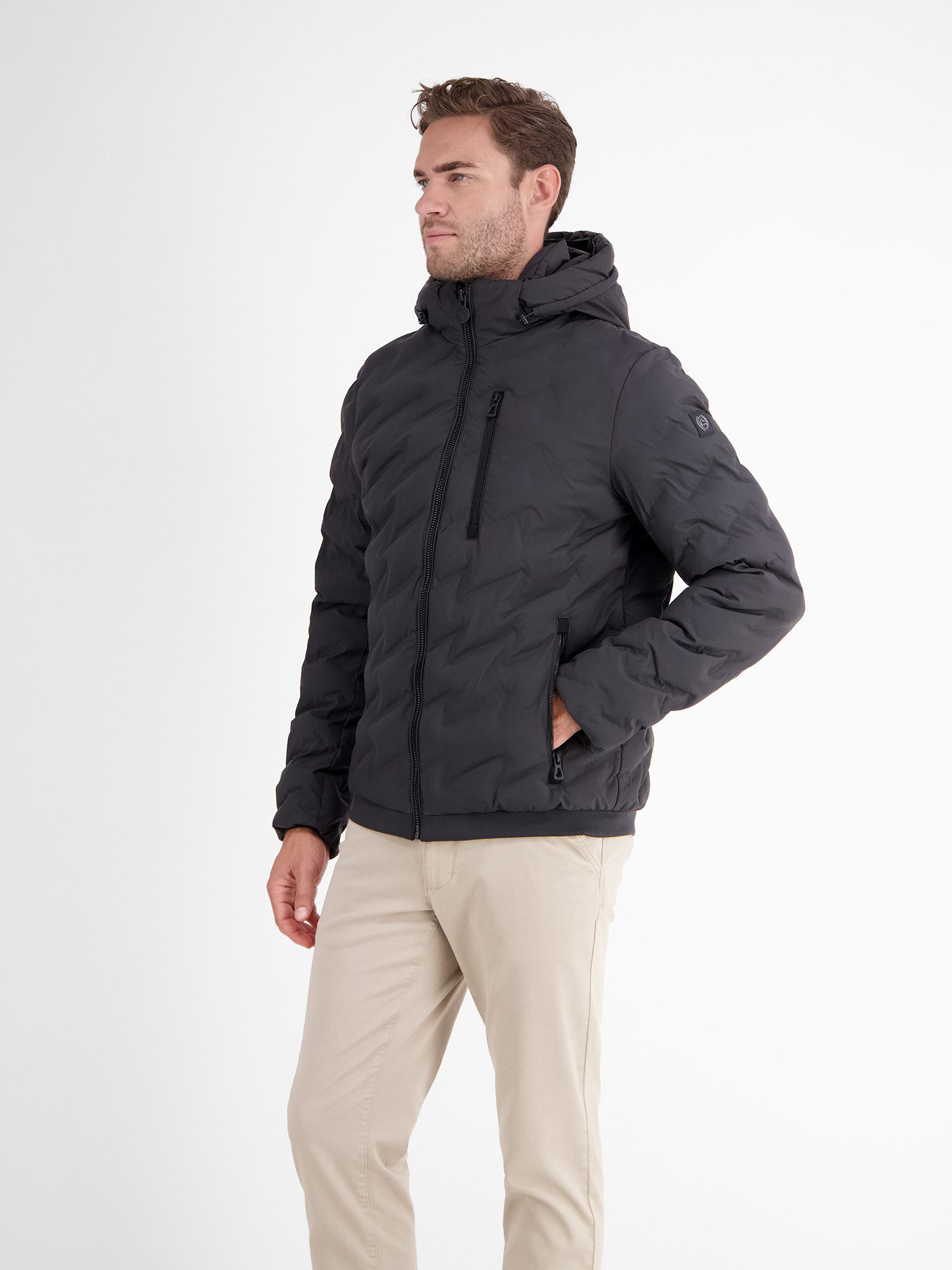 Lerros Outdoorjack LERROS sportieve functionele gestikte jack voor heren