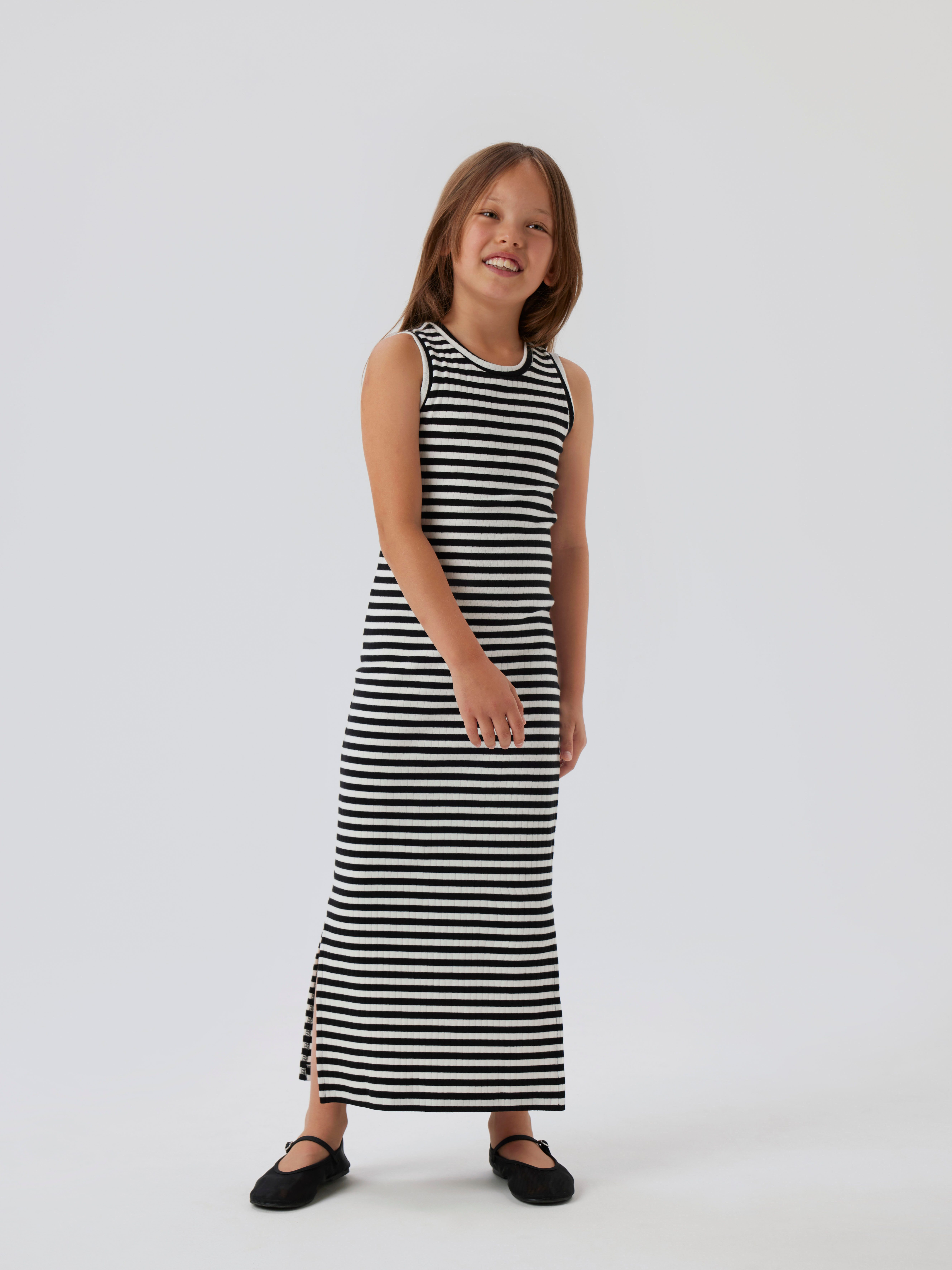 Name It Maxi-jurk NKFSURAJA XSL SL MAXI DRESS NOOS meisjes jurken maat 164 wit