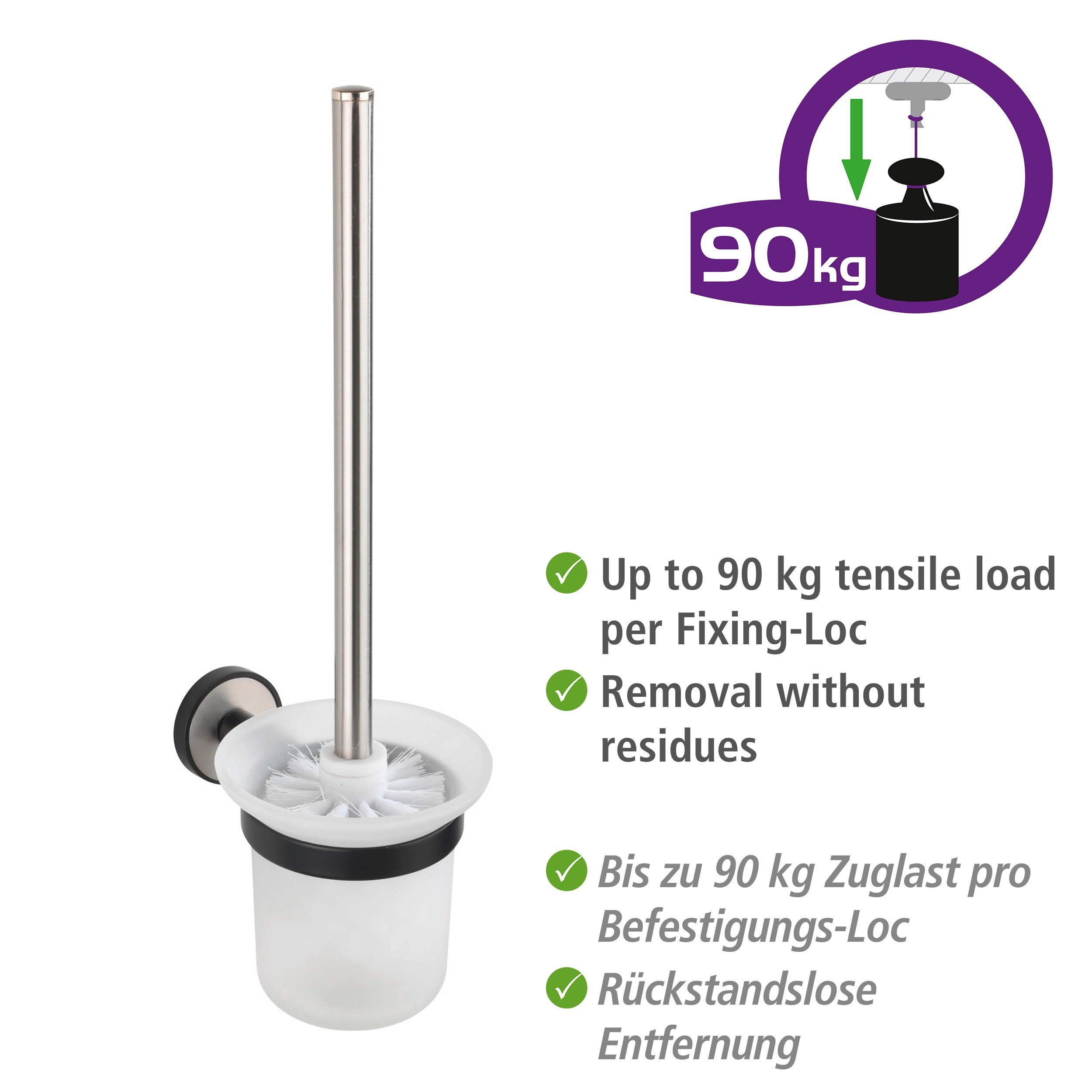 WENKO Toiletset UV-Loc® Udine bevestigen zonder boren