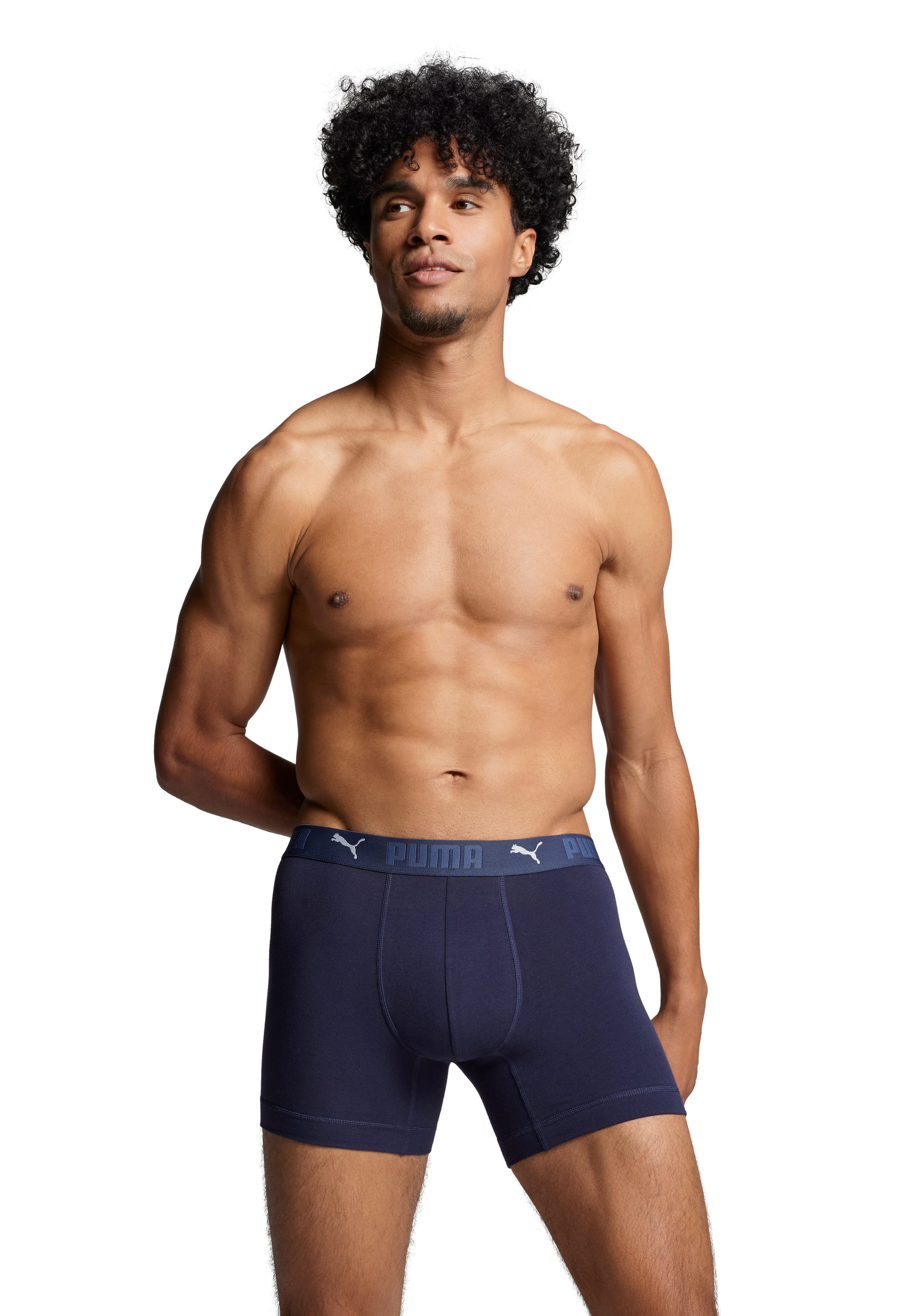 PUMA Boxershort PUMA MEN SPORT COTTON BOXERS 2P (2 stuks, Set van 2)