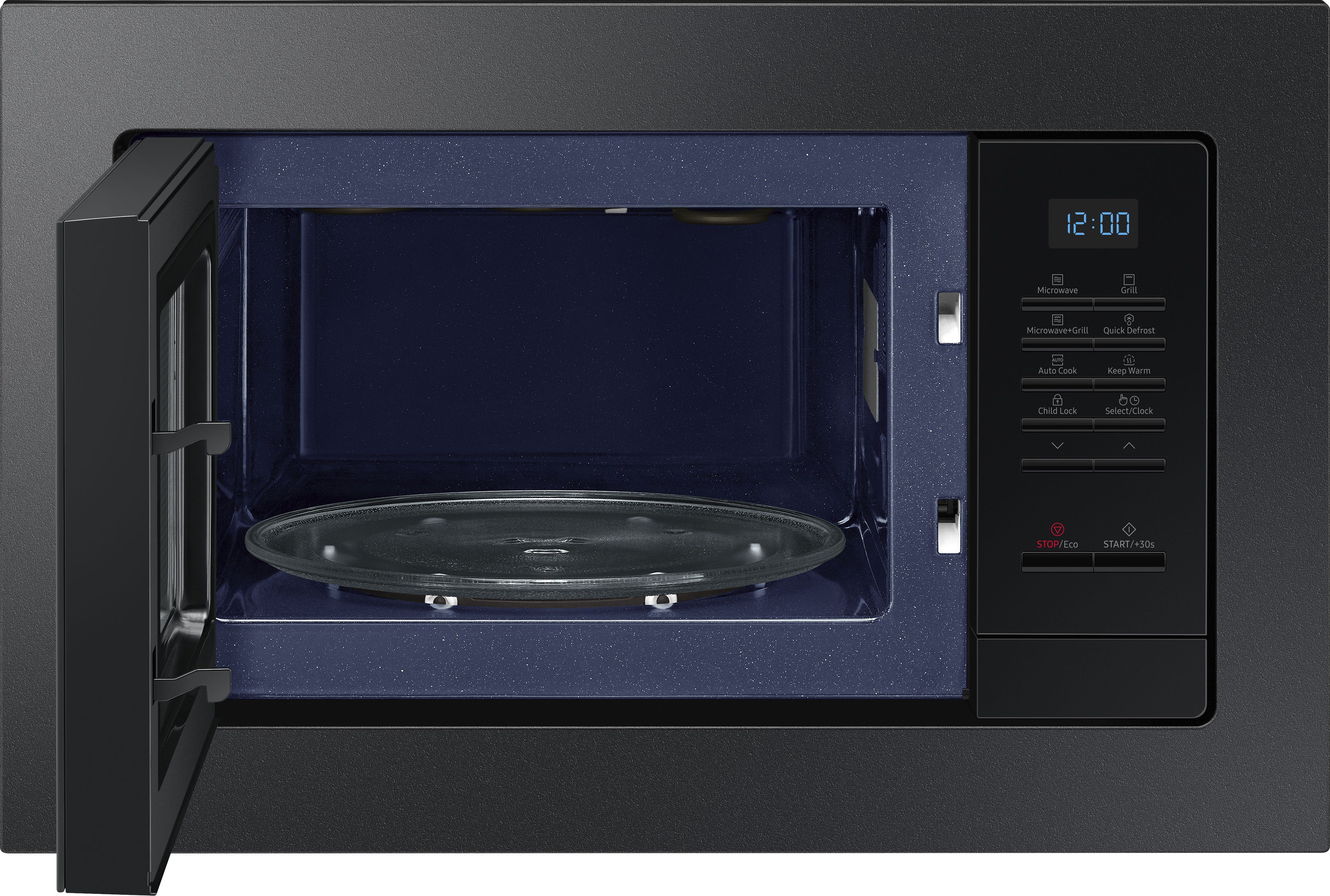 Samsung Magnetron MG20A7013CB/EG Koken, bakken & grillen met onderhoudsvriendelijk keramisch emaille interieur