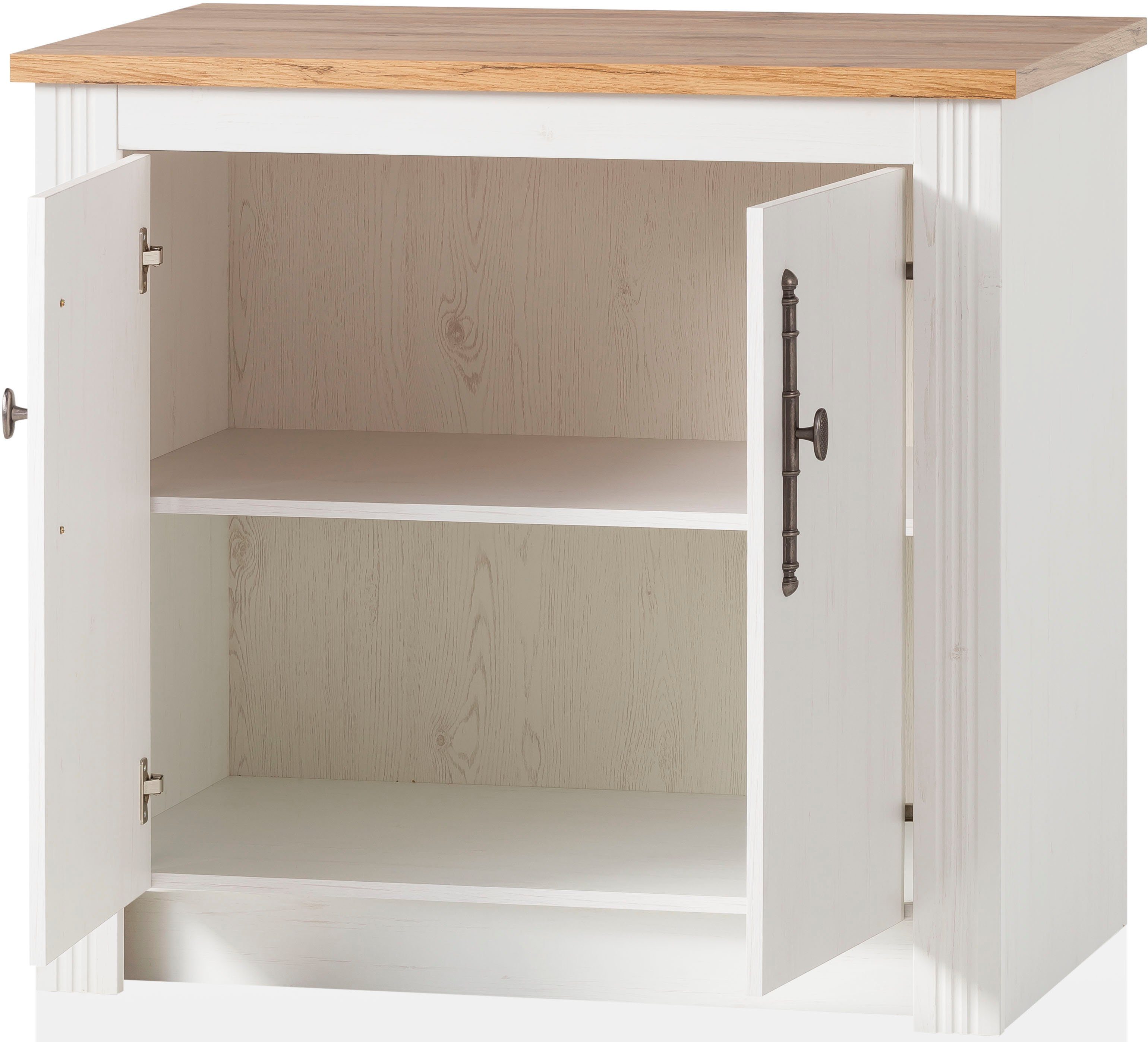Kochstation Onderkast KS-Westminster in romantische landelijke stijl, breedte 100 cm, exclusief by otto