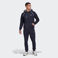 adidas performance joggingpak tracksuit cotton piping blauw