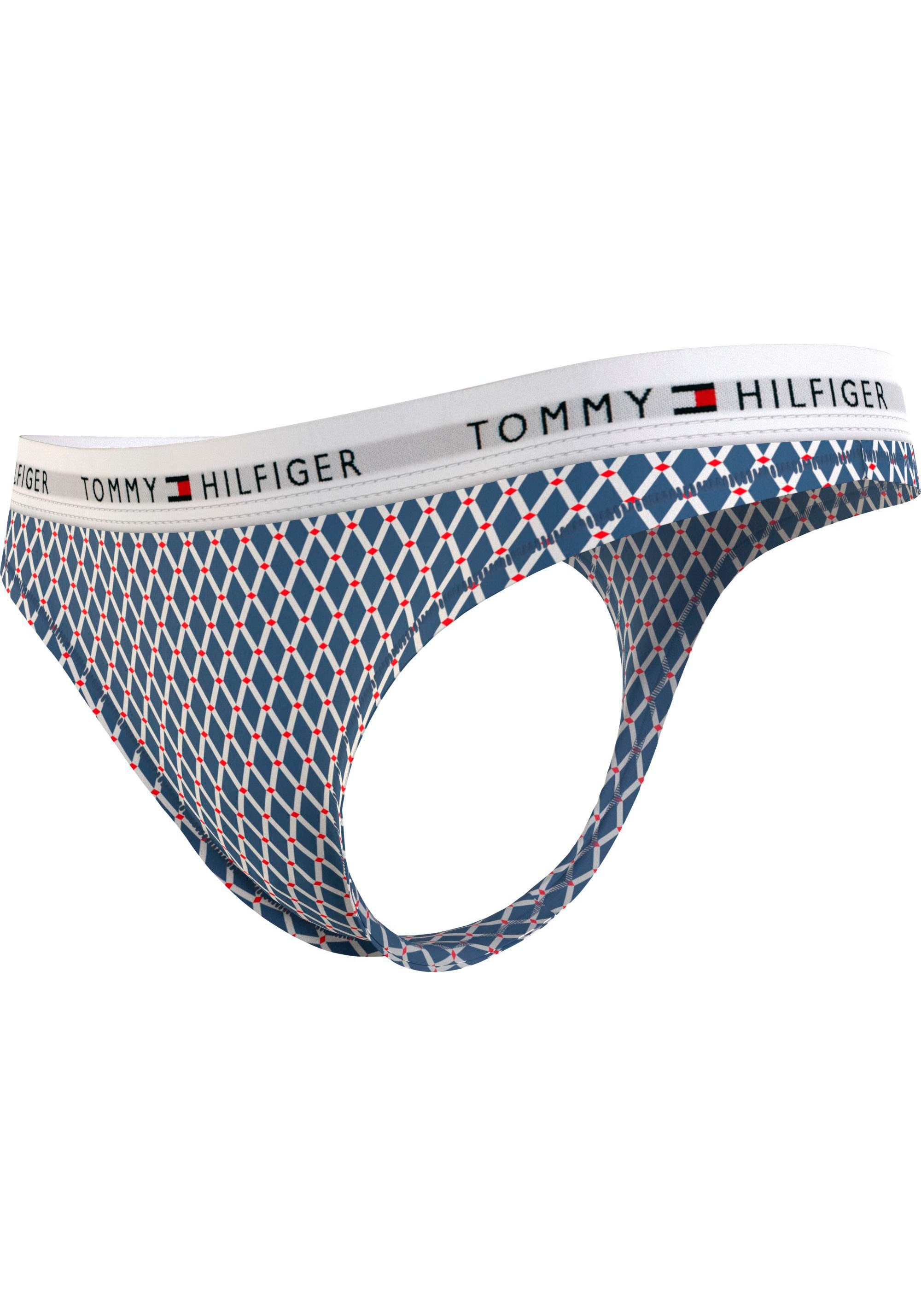 Tommy Hilfiger Underwear Slip THONG PRINT met een logo-opschrift