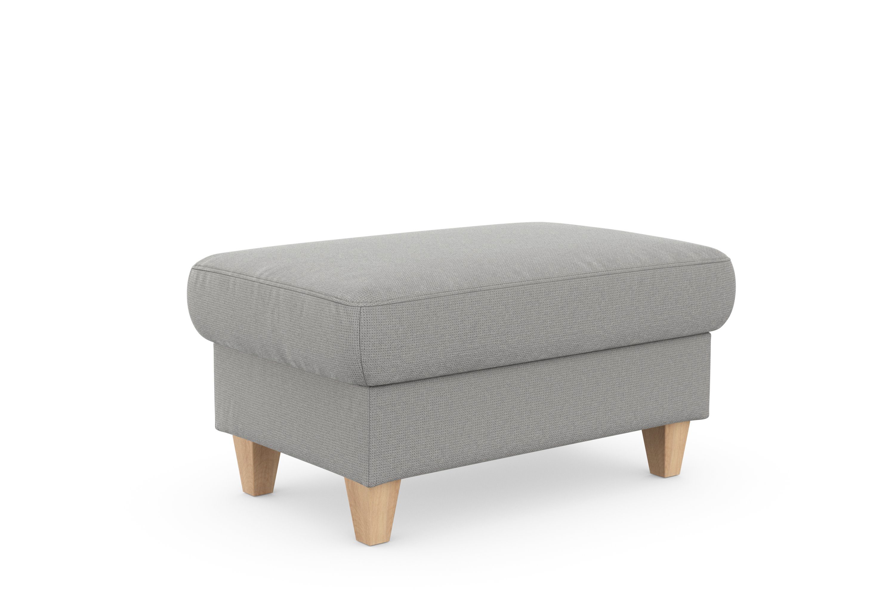 sit&more Hocker met bergruimte Farö met bergruimte en binnenvering en naturelkleurige poten