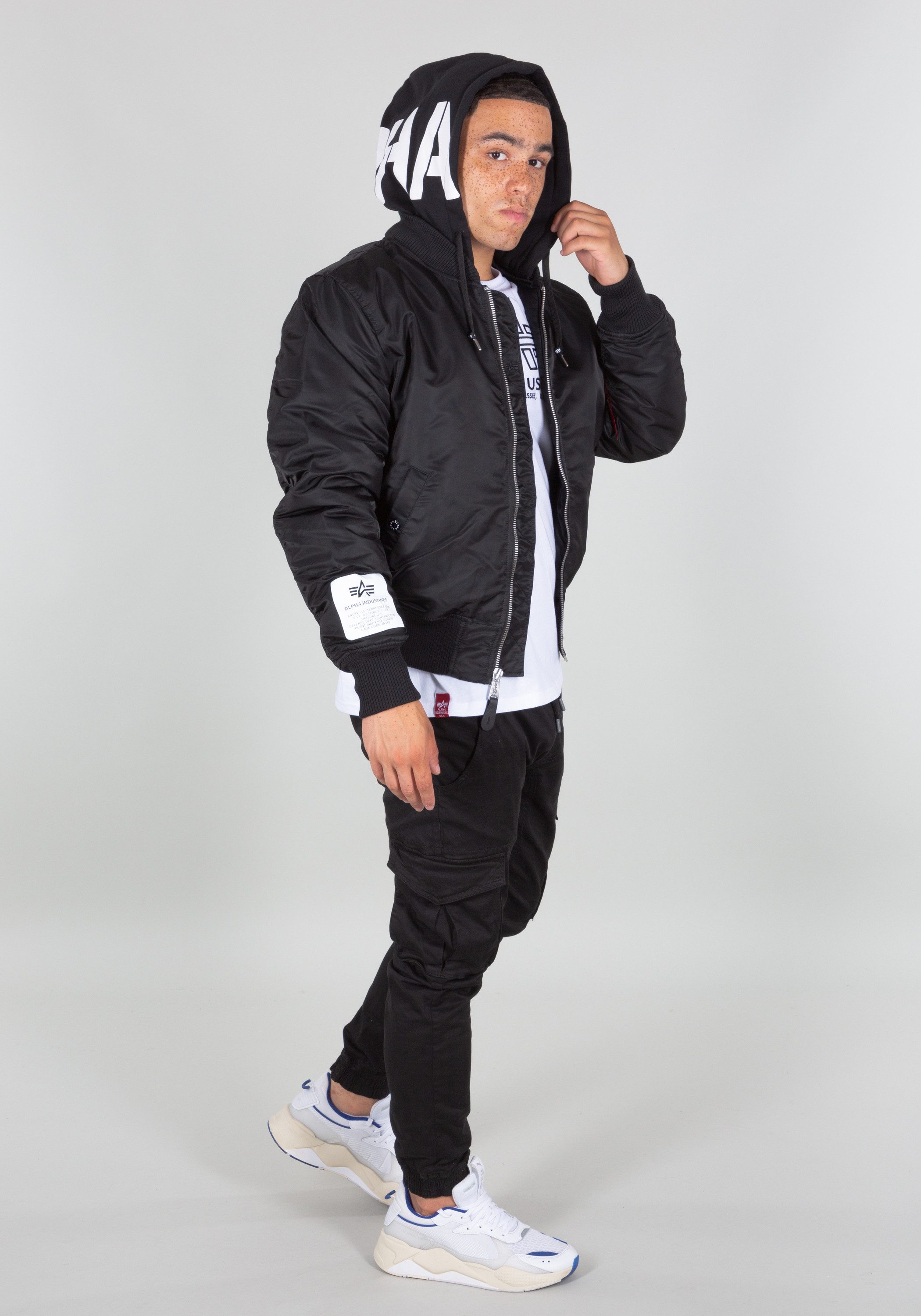 Alpha Industries Bomberjack Alpha Industries Men - Bomber Jackets MA-1 Zip Hood Print