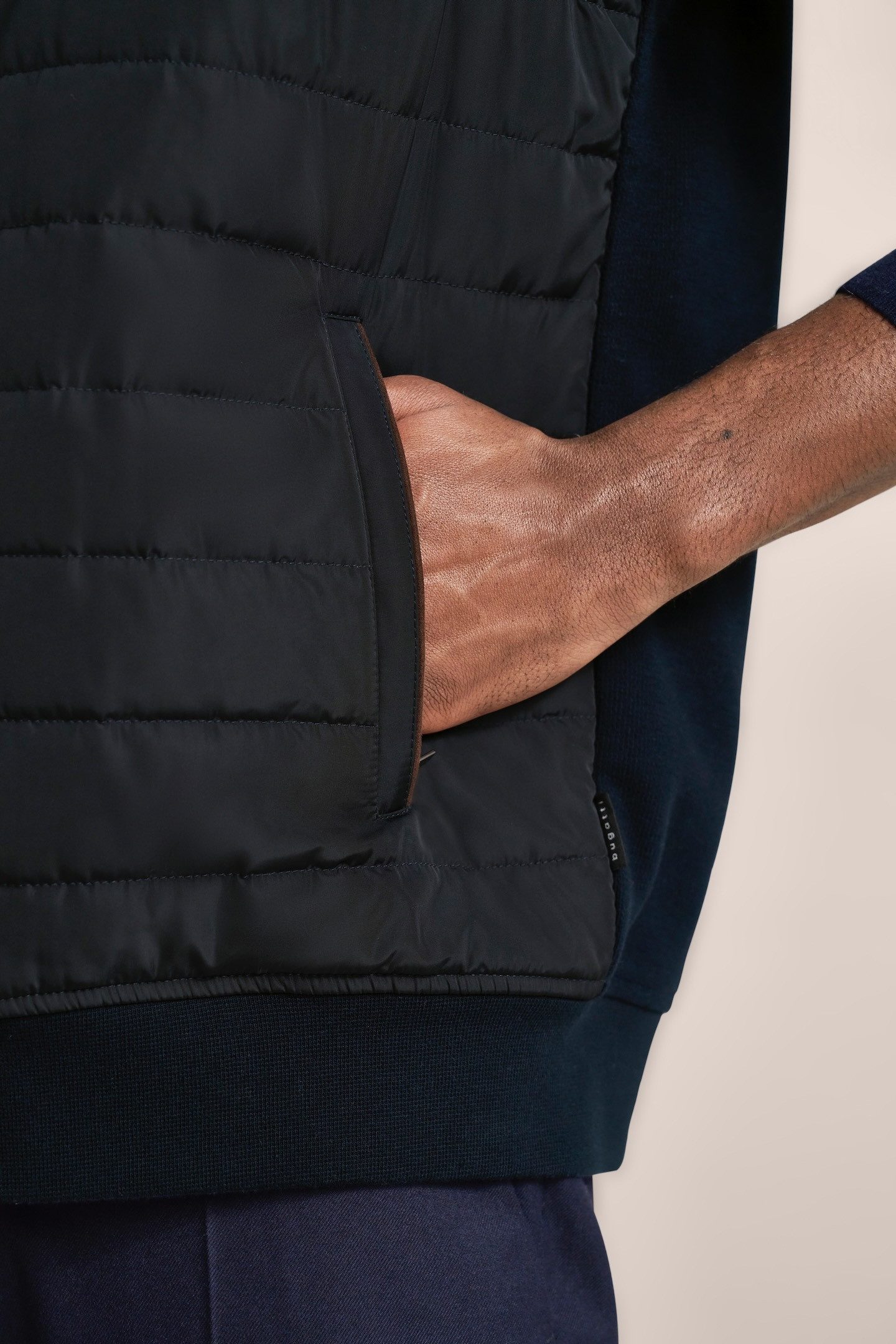 Bugatti Sweatvestje met een prettige pasvorm