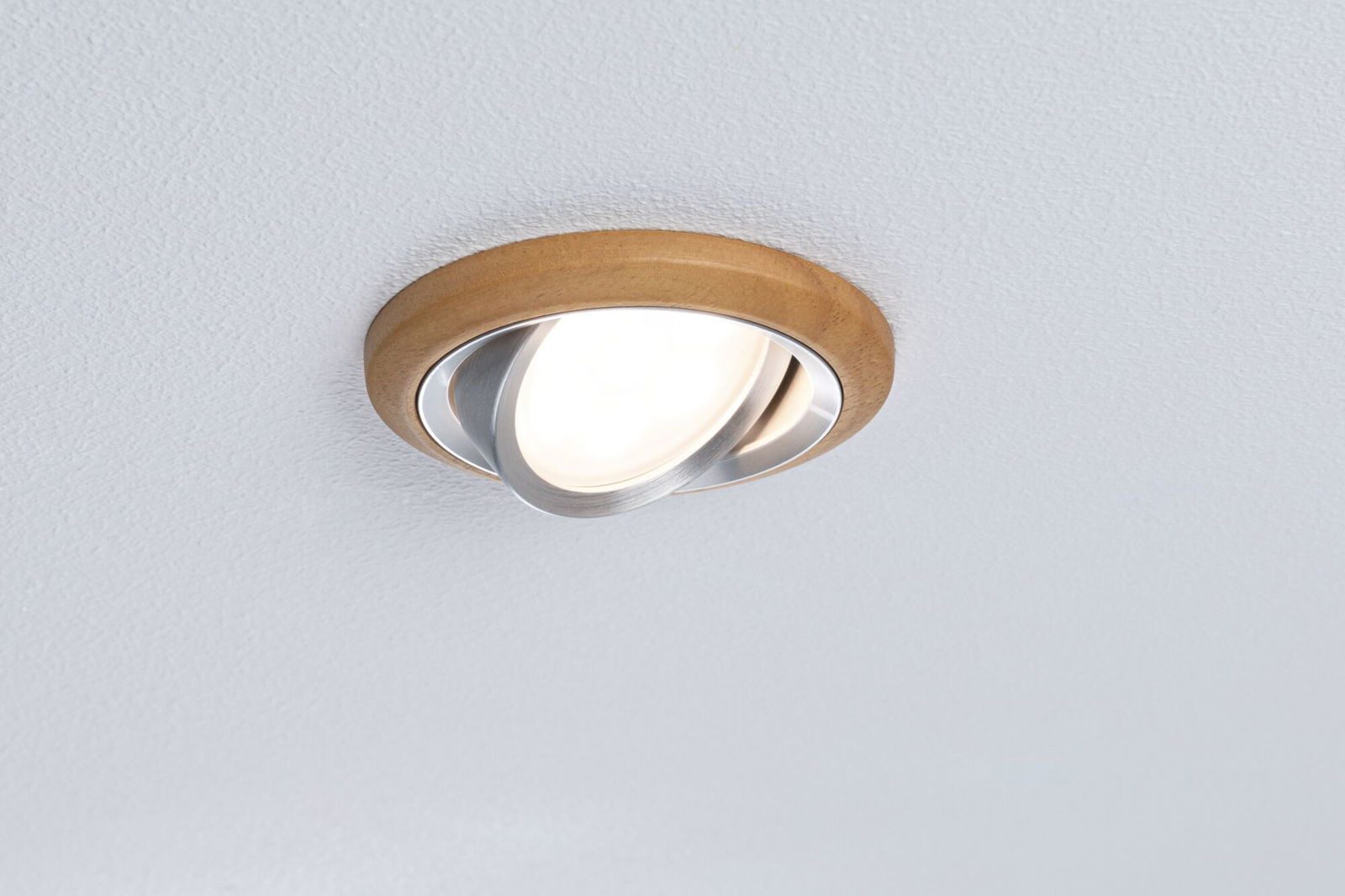 Paulmann Ledinbouwlamp LED inbouwlamp Lanati enkelspot 6W 470lm 230V 2700K (1 stuk)