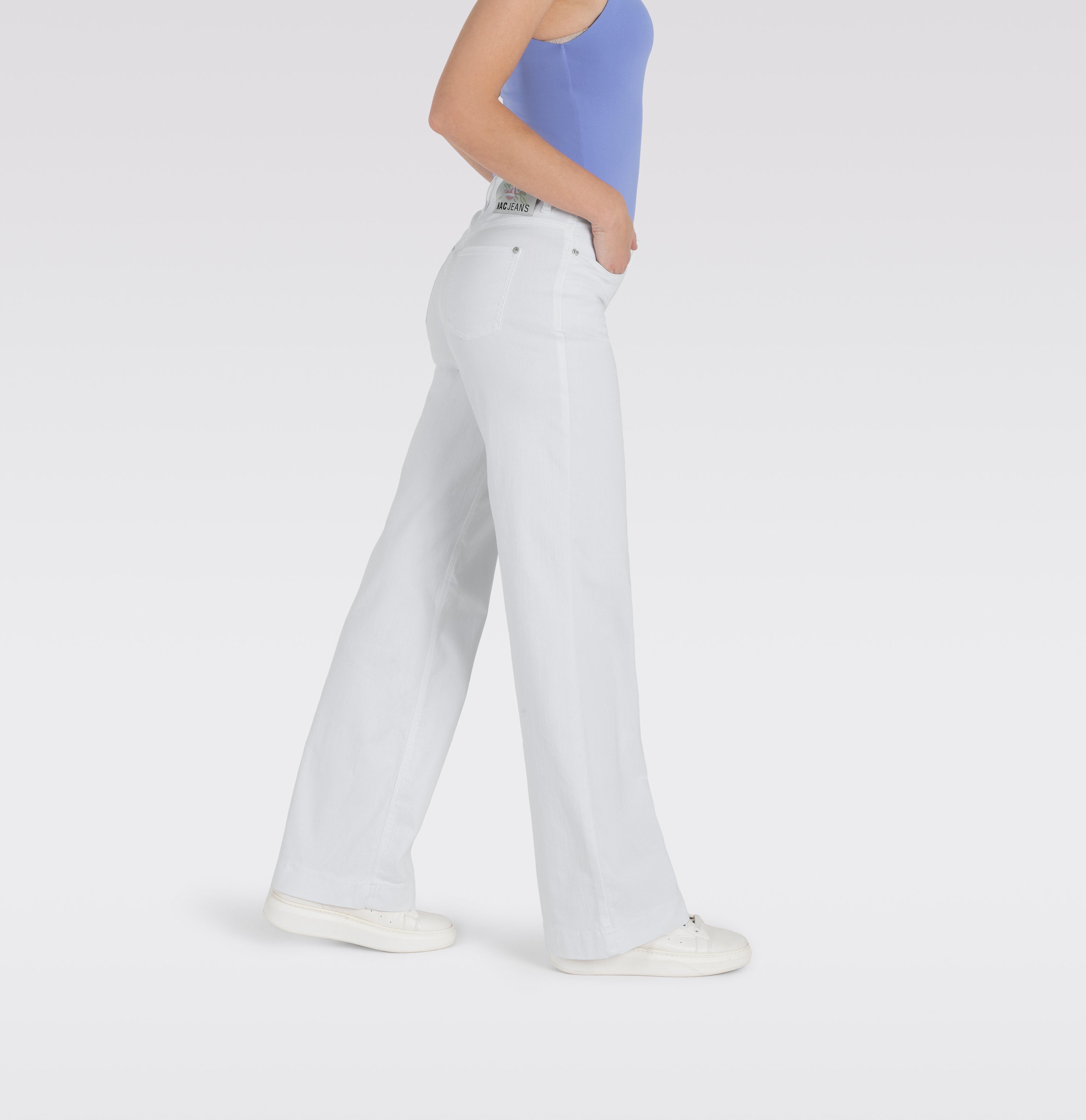 MAC Wijde jeans DREAM WIDE met wijde broekspijp - stretch