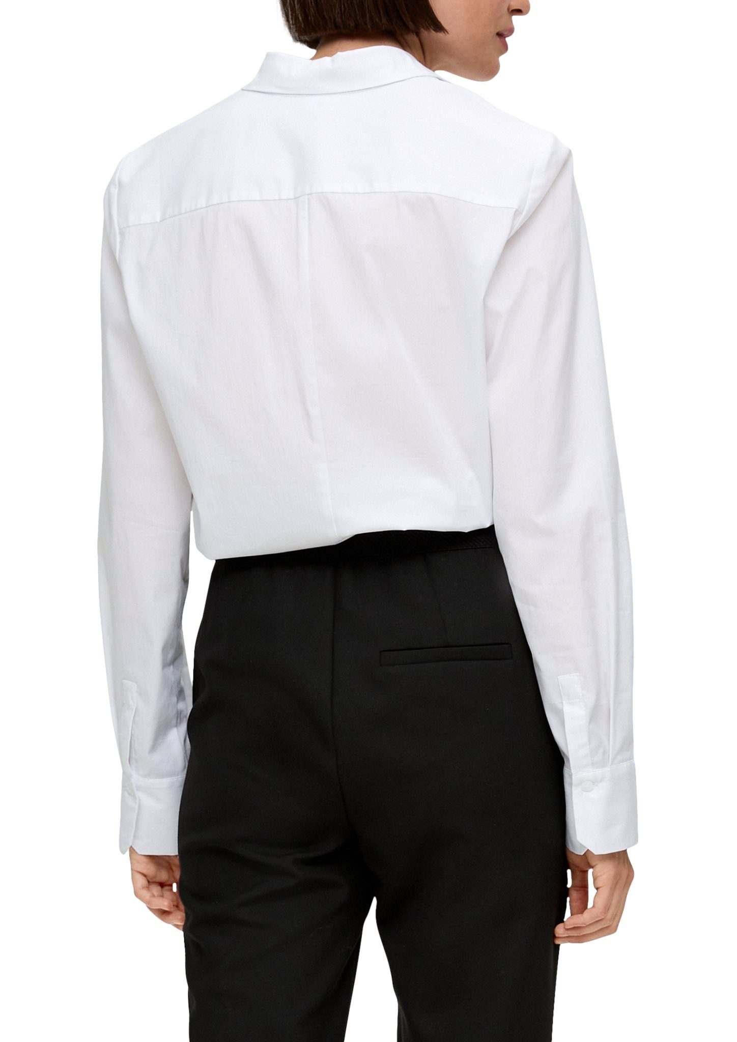 s.Oliver BLACK LABEL Klassieke blouse met verborgen knoopsluiting