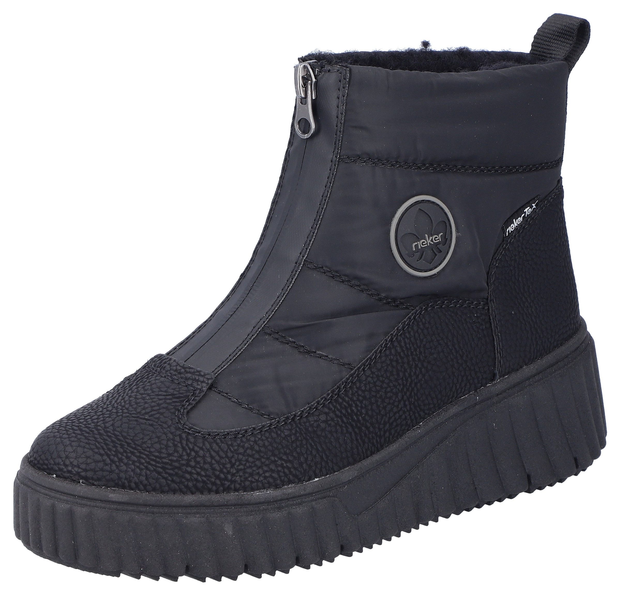 Rieker Winterlaarzen , outdoorlaarzen, snowboots met ritssluiting op de wreef