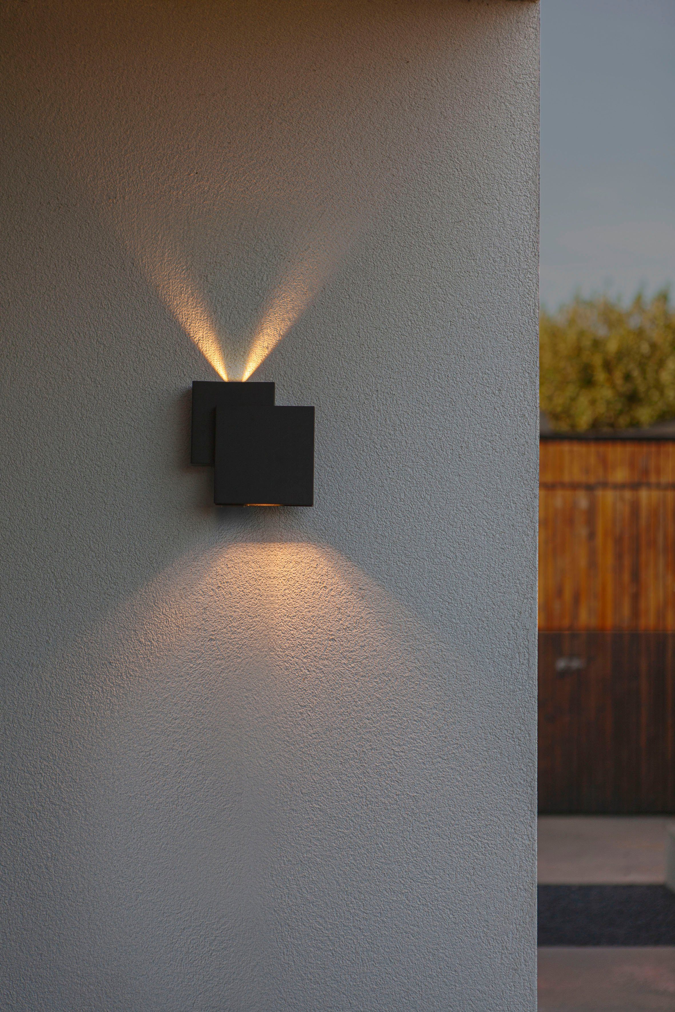 LUTEC Ledplafondlamp voor buiten Rialto uniek design, direct & indirect licht (1 stuk)