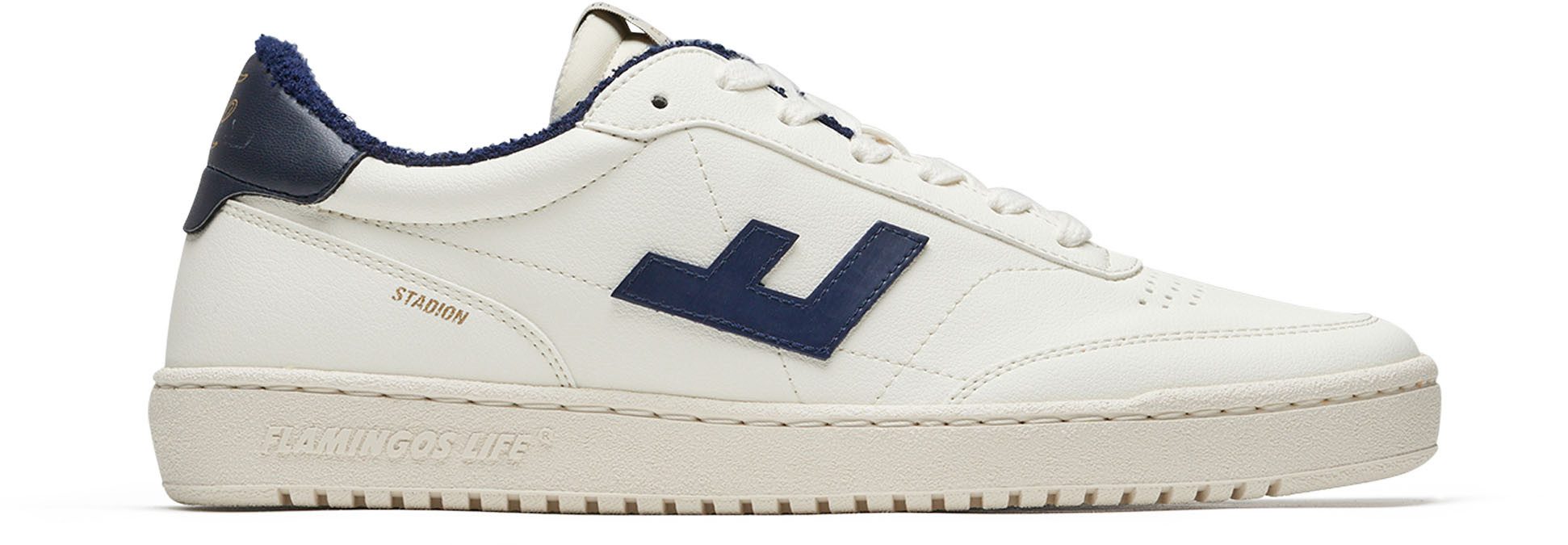 MUSTANG Sneakers STADION vegan sneakers, bovenmateriaal van 68% maïsrestanten