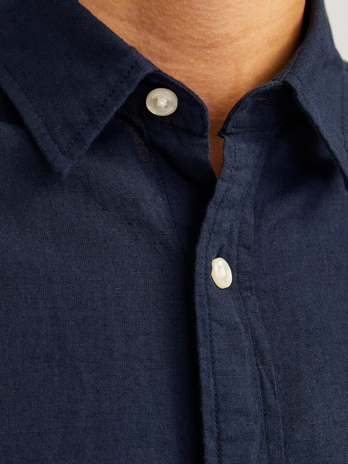 Jack & Jones Overhemd met lange mouwen JJELINEN BLEND SHIRT LS SN