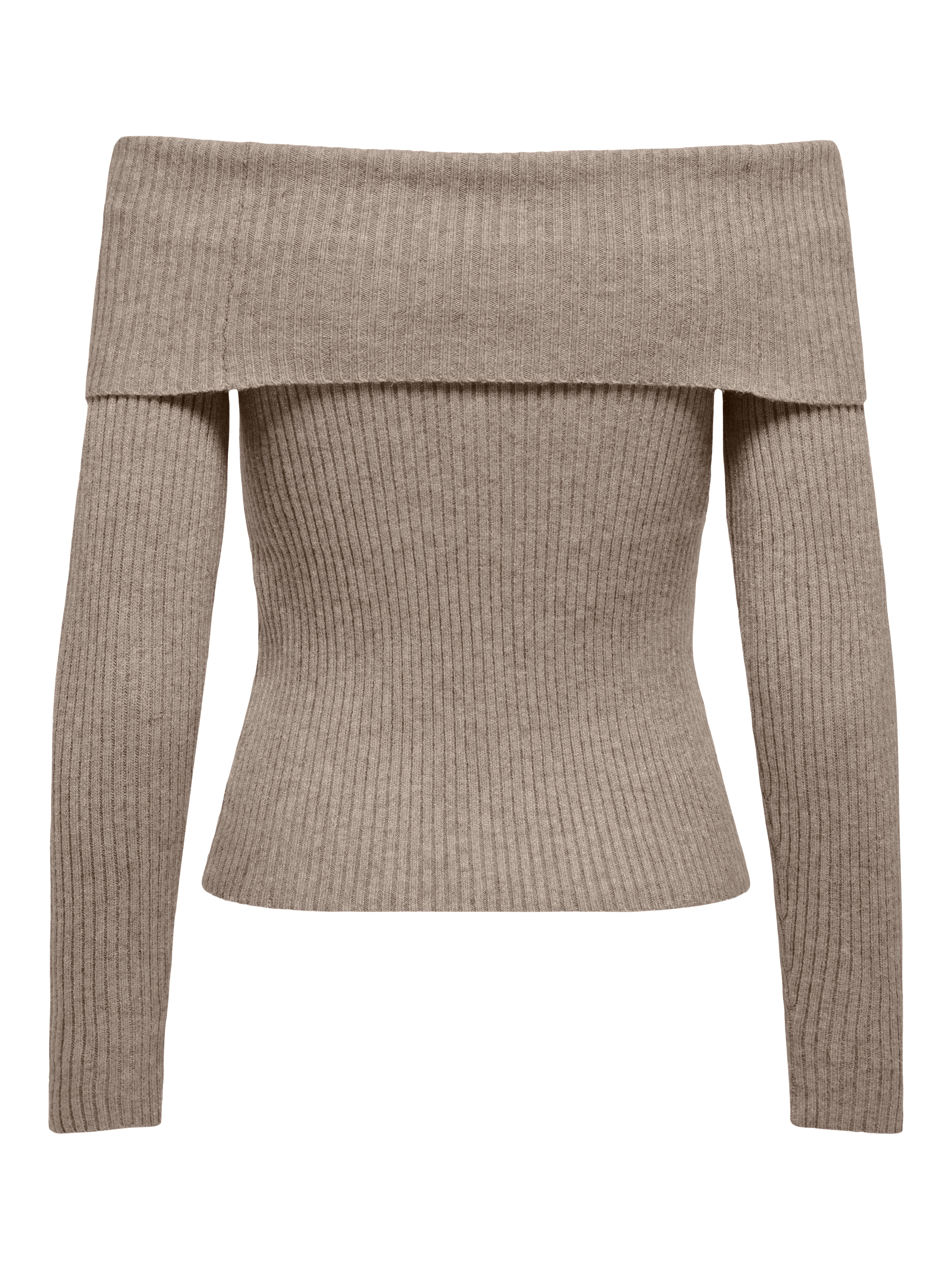 Only Gebreide trui ONLKATIA LS OFF SHOULDER KNT
