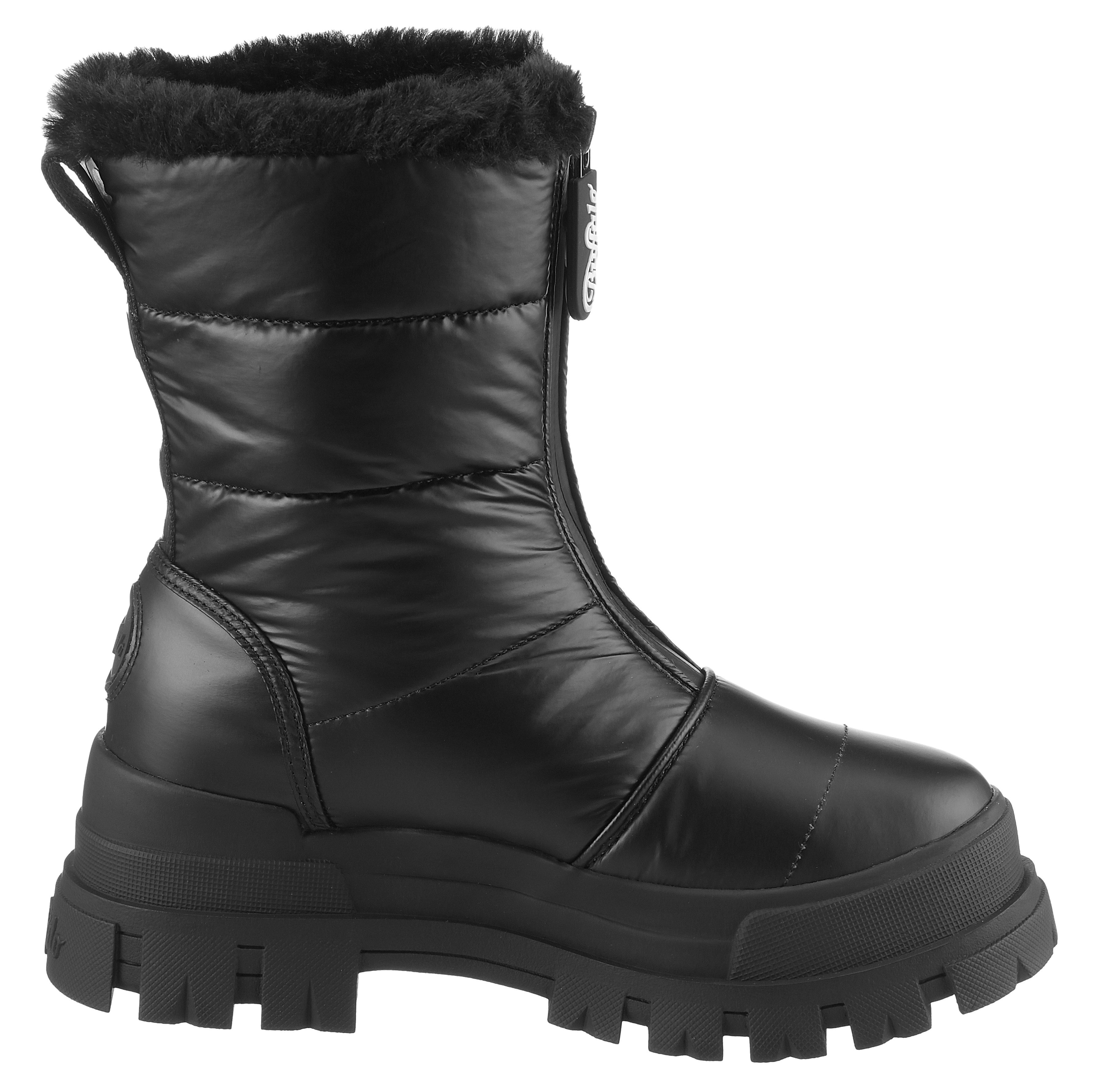 Buffalo Winterlaarzen ASPHA QUILT ZIP VEGAN , instappers, winterenkellaars, snowboot met warme voering
