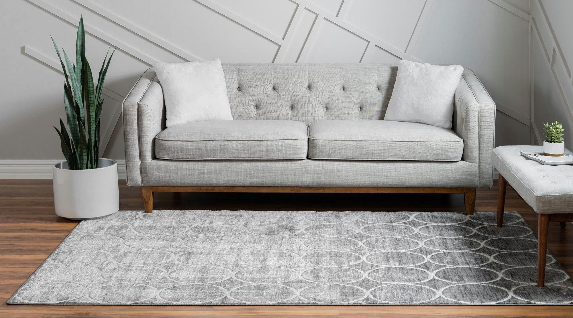 Myflair Möbel & Accessoires Vloerkleed Titan trellis voorraadopruiming Korte pool, geweven, modern design, motief rondjes