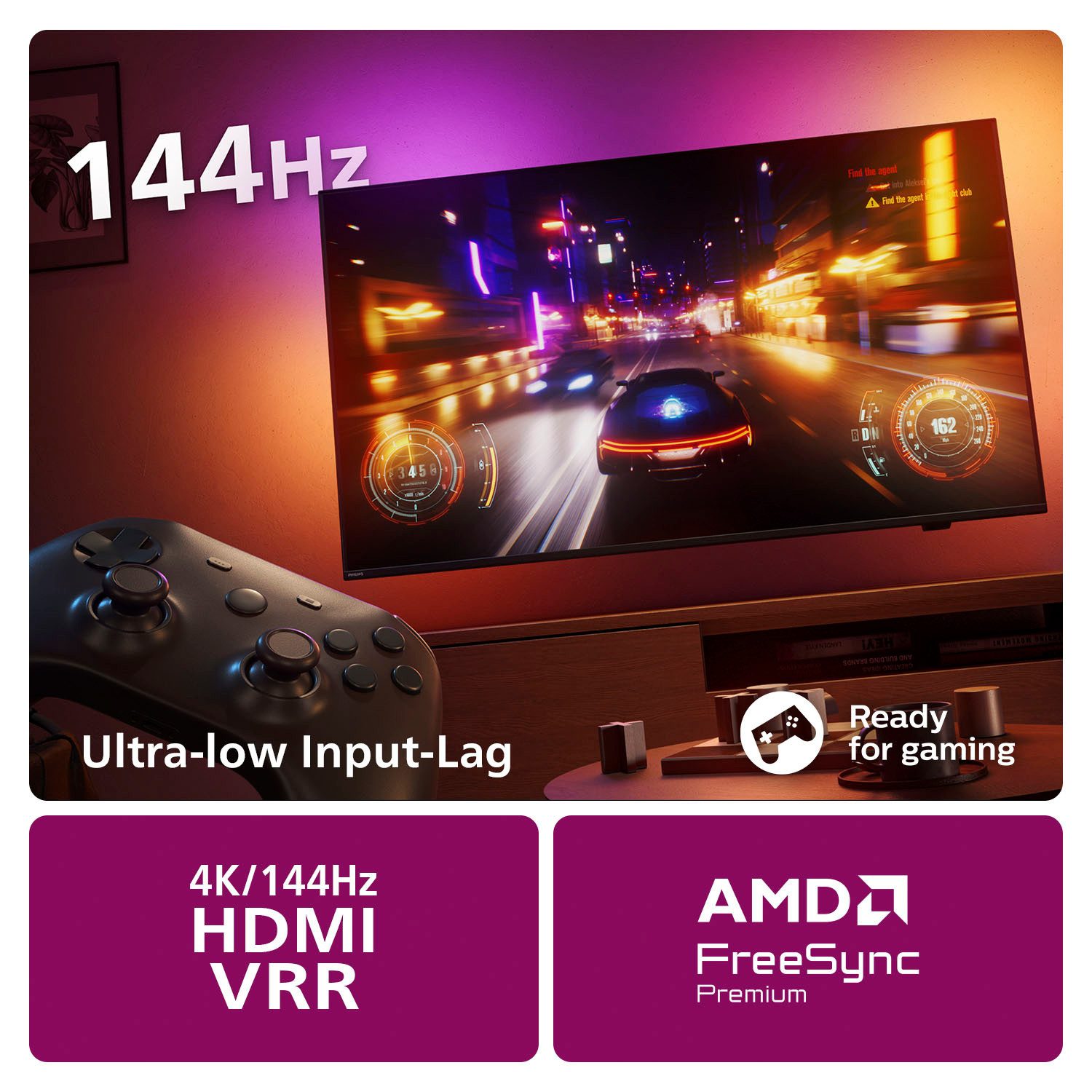 Philips Led-TV, 126 cm / 50", 4K Ultra HD, Smart TV