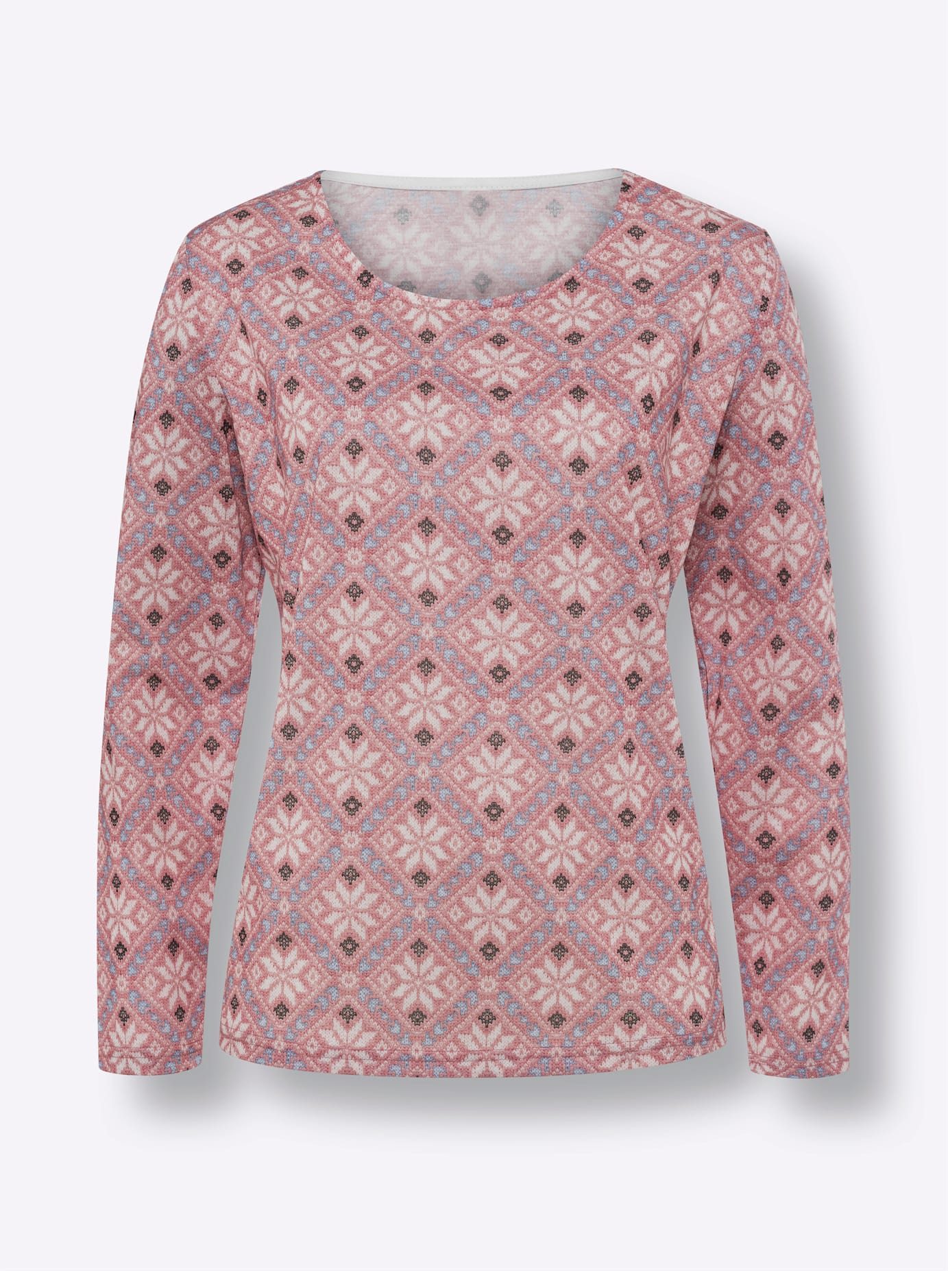 Classic Basics Shirt met lange mouwen Shirt met ronde hals (1-delig)