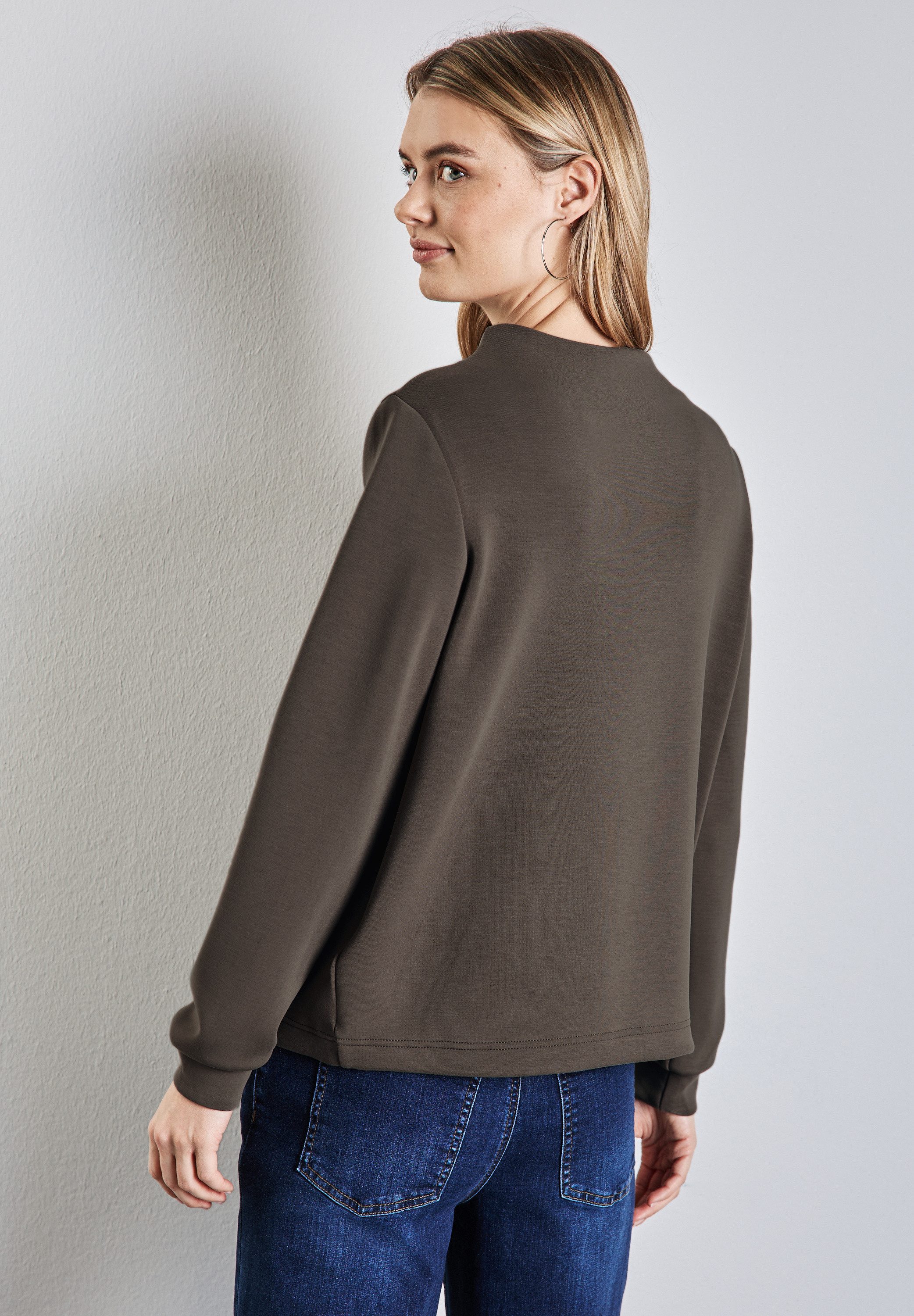 STREET ONE Sweatshirt met col