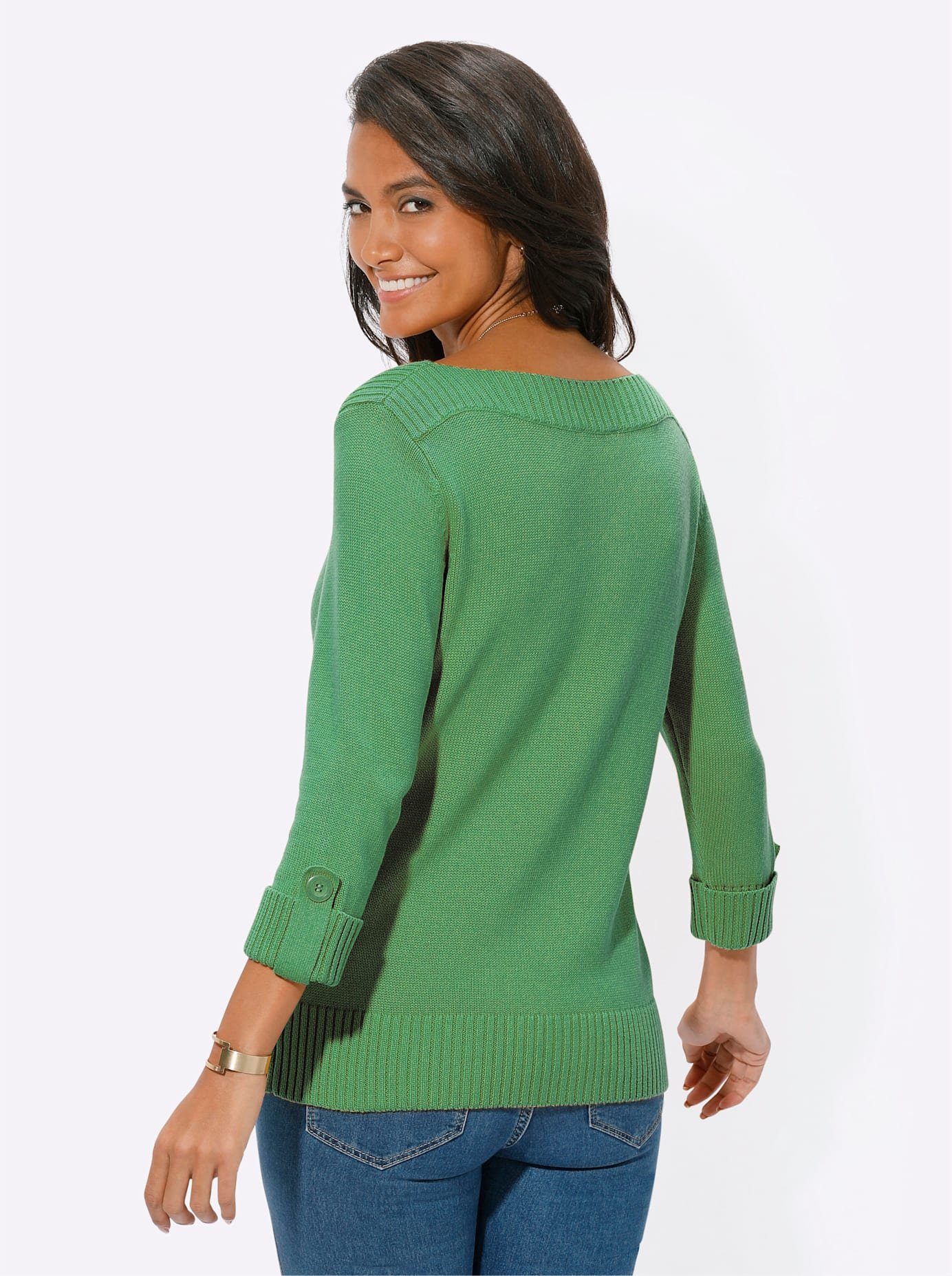 Casual Looks Trui met 3 4 mouwen Trui