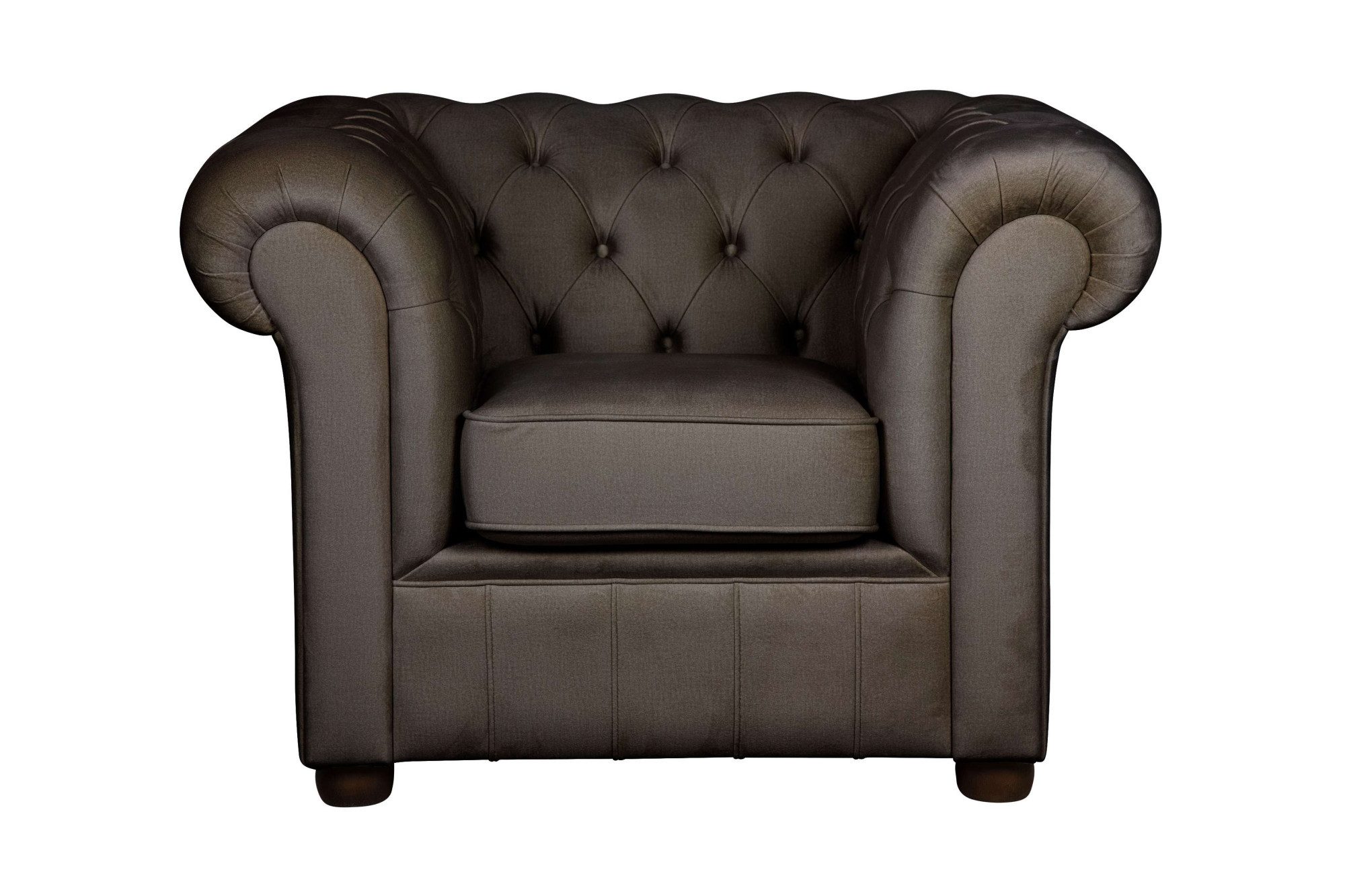 Home affaire Fauteuil CHARENTE, Chesterfield, golfsysteem, afmetingen B/D/H: 105/89/74 cm