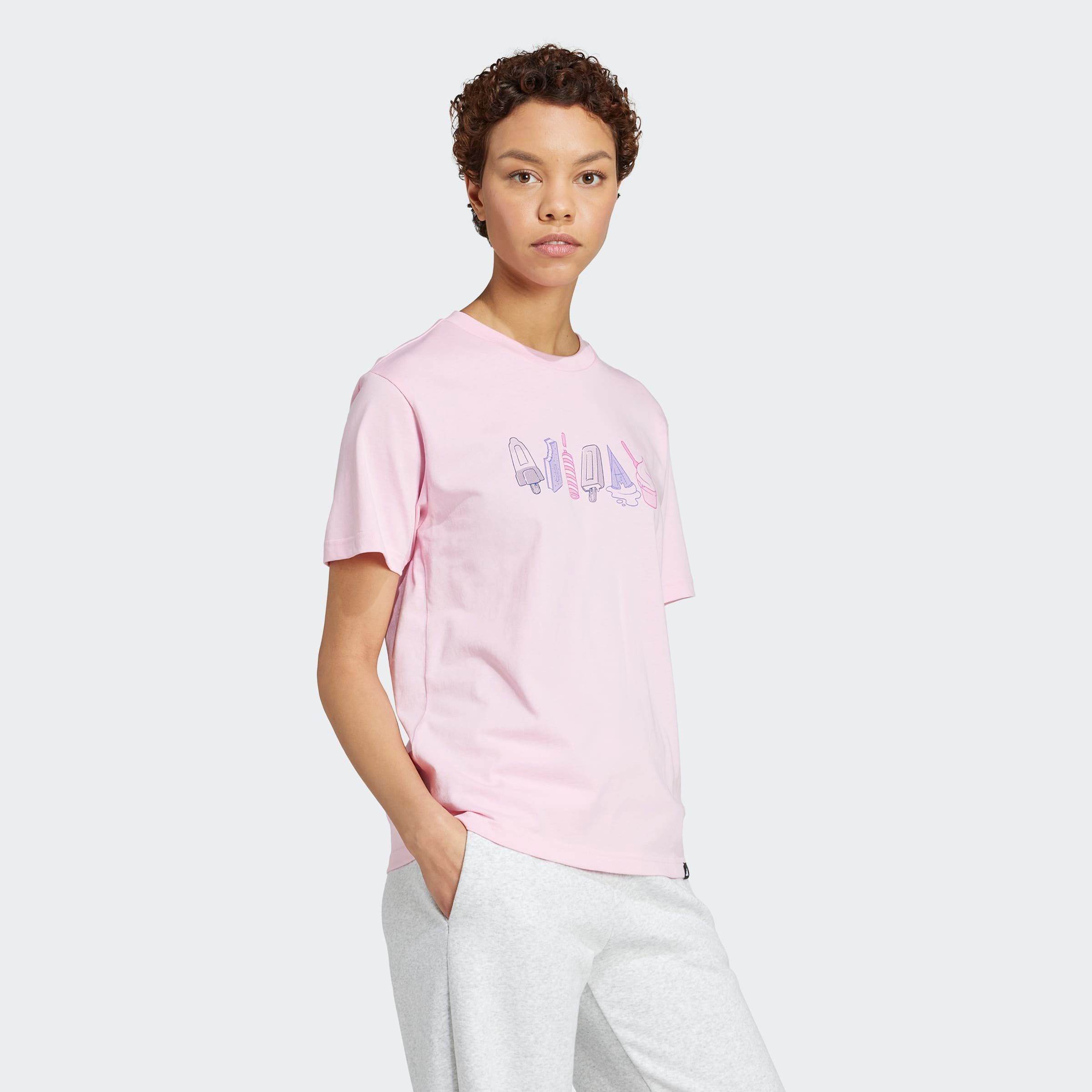 adidas Sportswear T-shirt W L FOOD TEE
