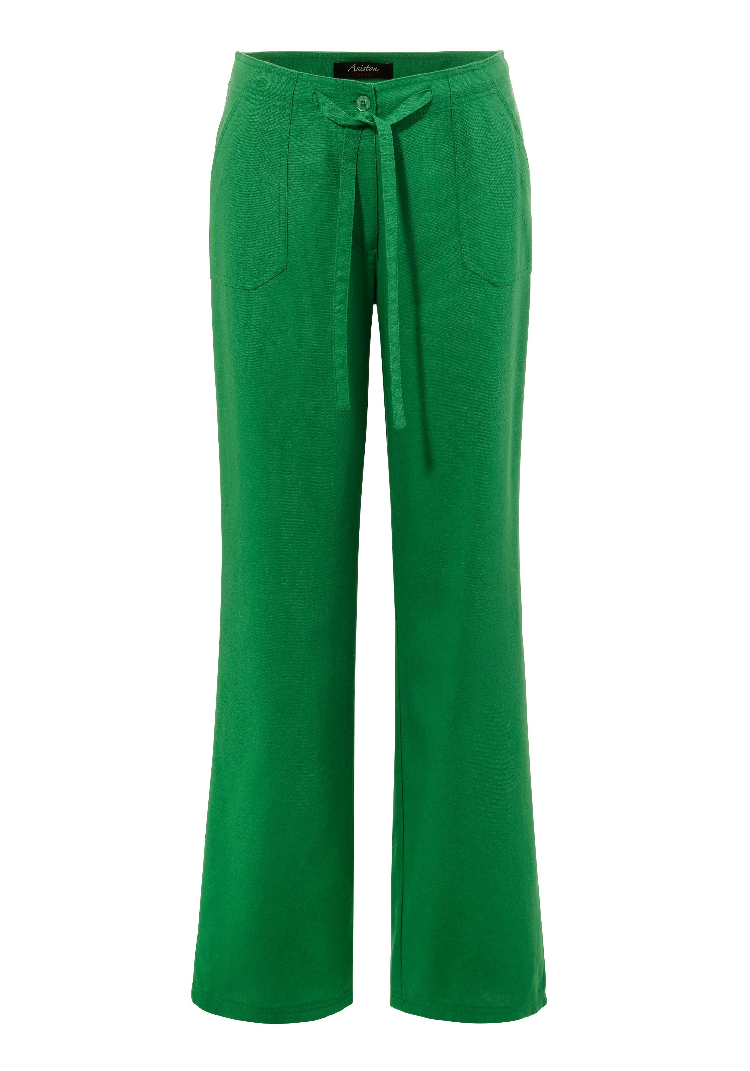 Aniston CASUAL Linnen broek met bindstrik