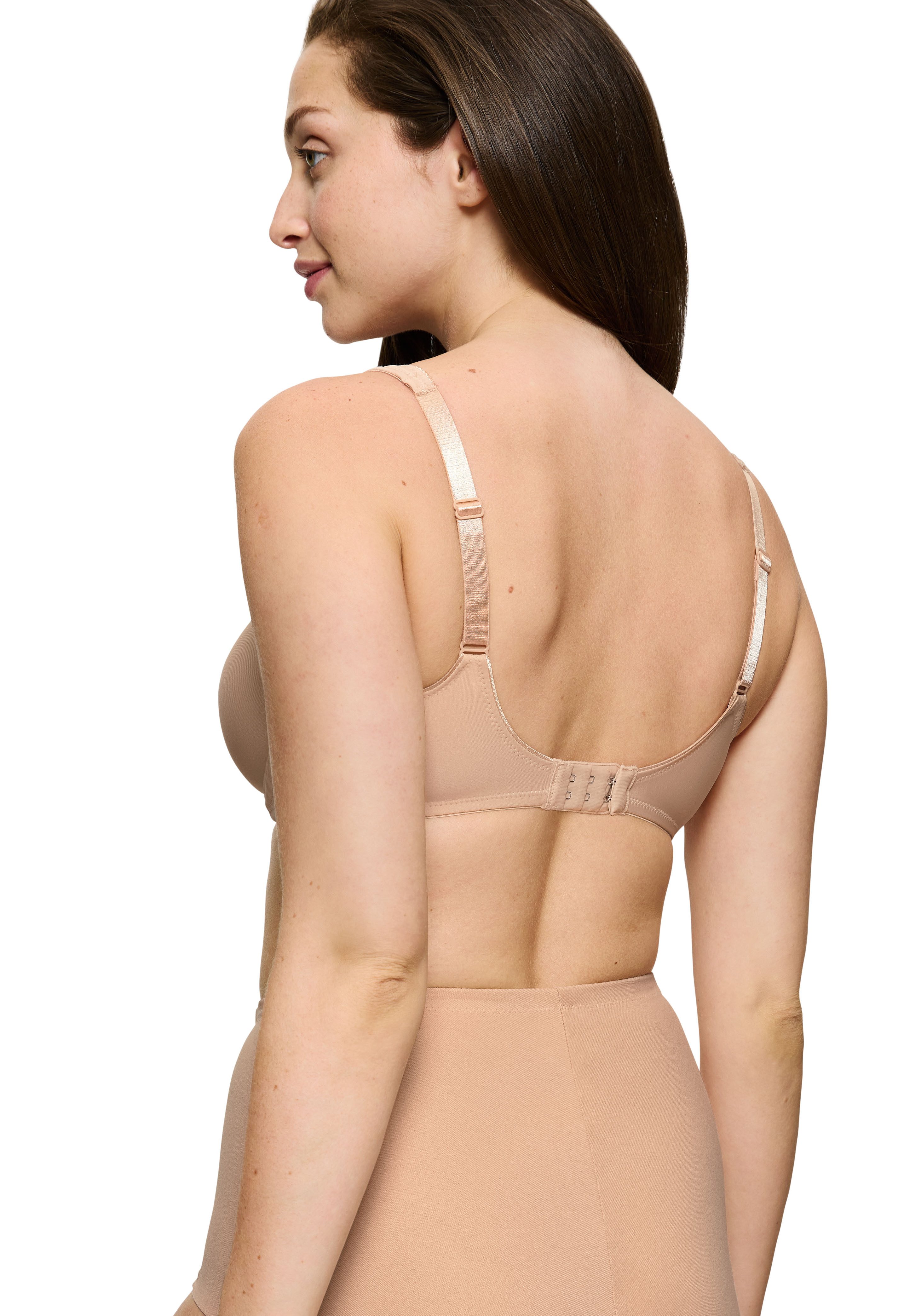 Triumph Minimizer-bh Modern Soft+Cotton W01 maakt de borst optisch kleiner met een cupmaat