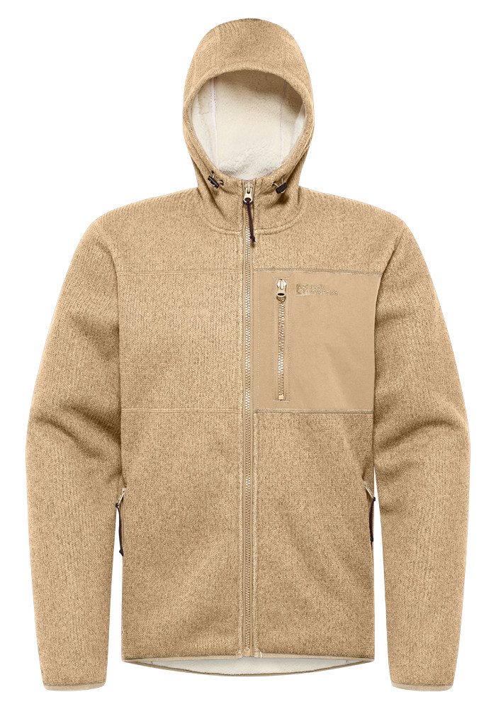 Jack Wolfskin Fleecejack KAMINFEUER HOODED JKT M
