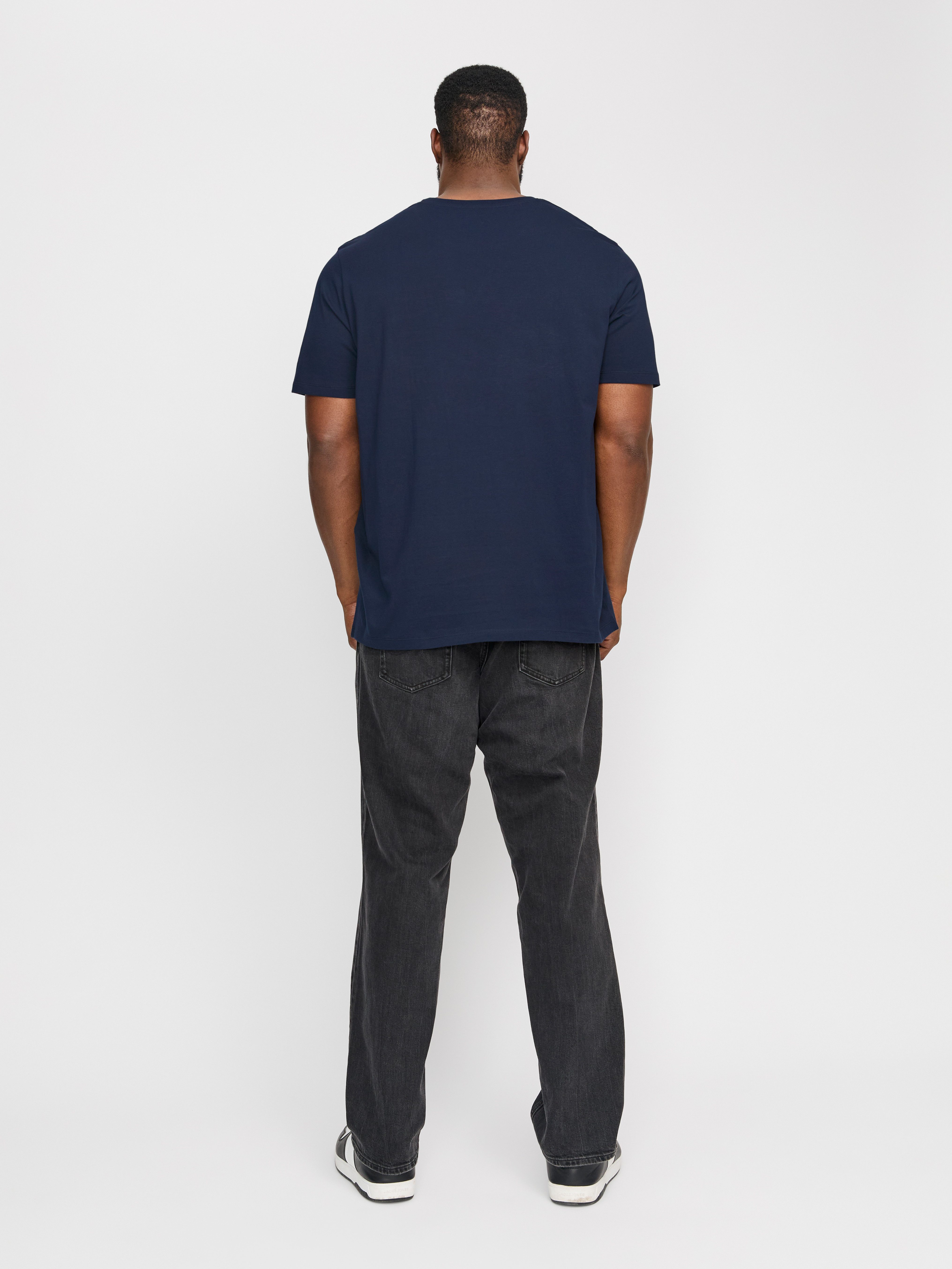 Jack & Jones PlusSize T-shirt JJELOGO TEE SS O-NECK 2 COL AW24 S PLS