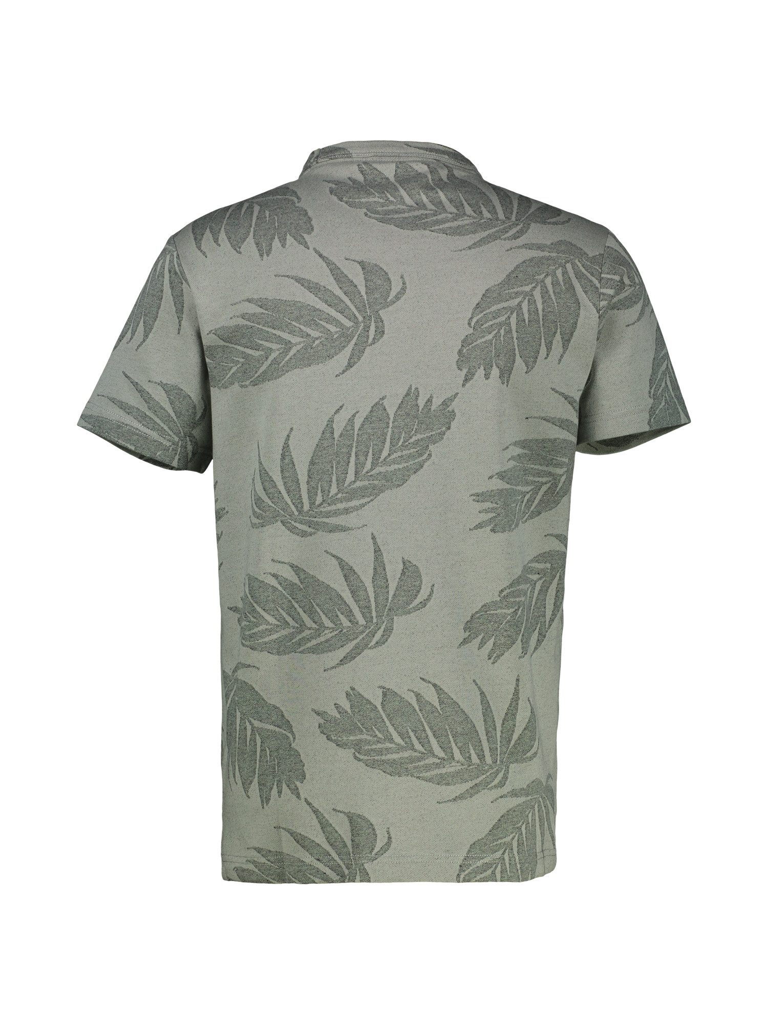 Lerros T-shirt LERROS jacquard T-shirt voor heren