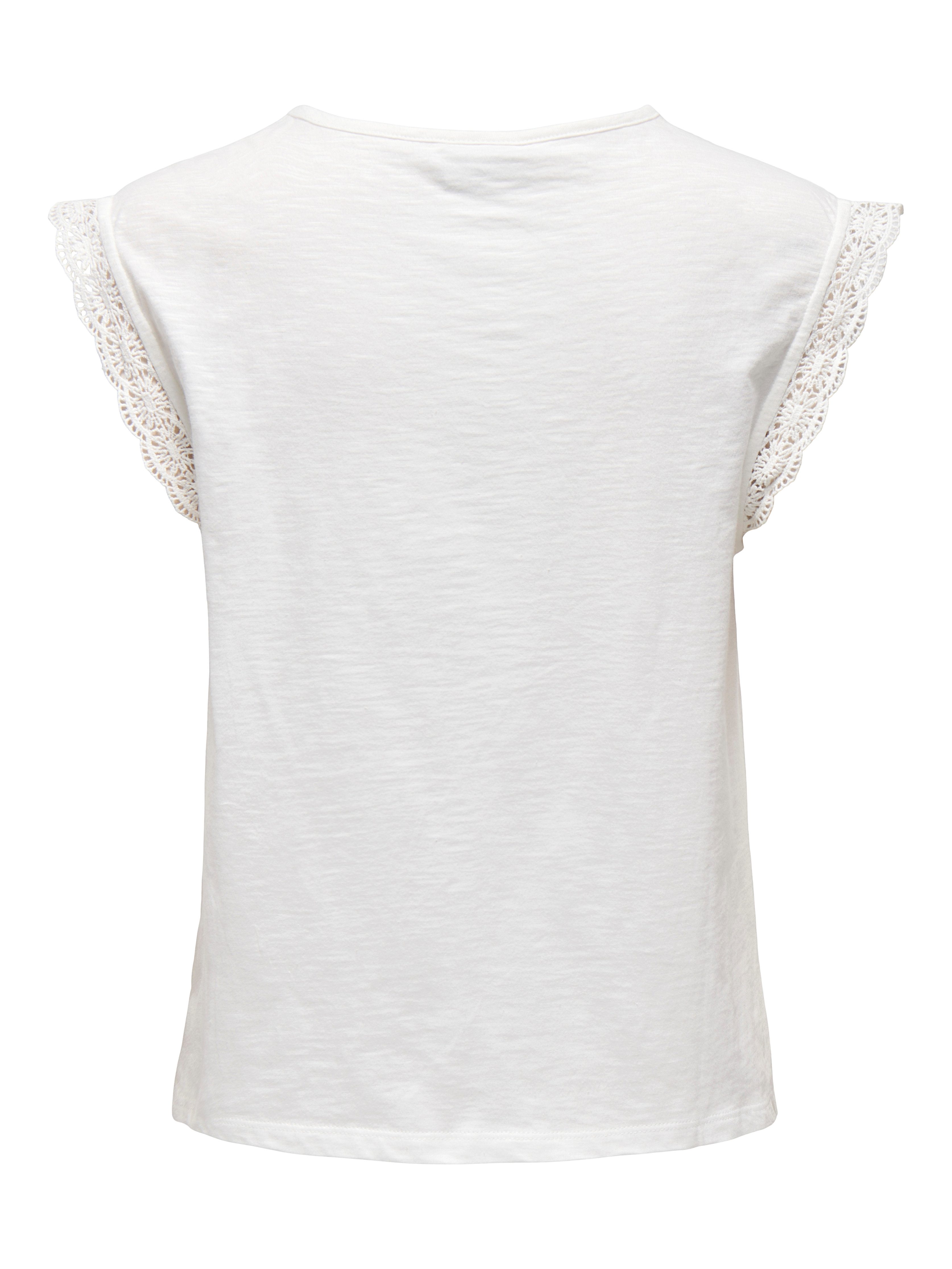 JDY Shirt met korte mouwen JDYSALVA LIFE S/L CROCHET TOP JRS