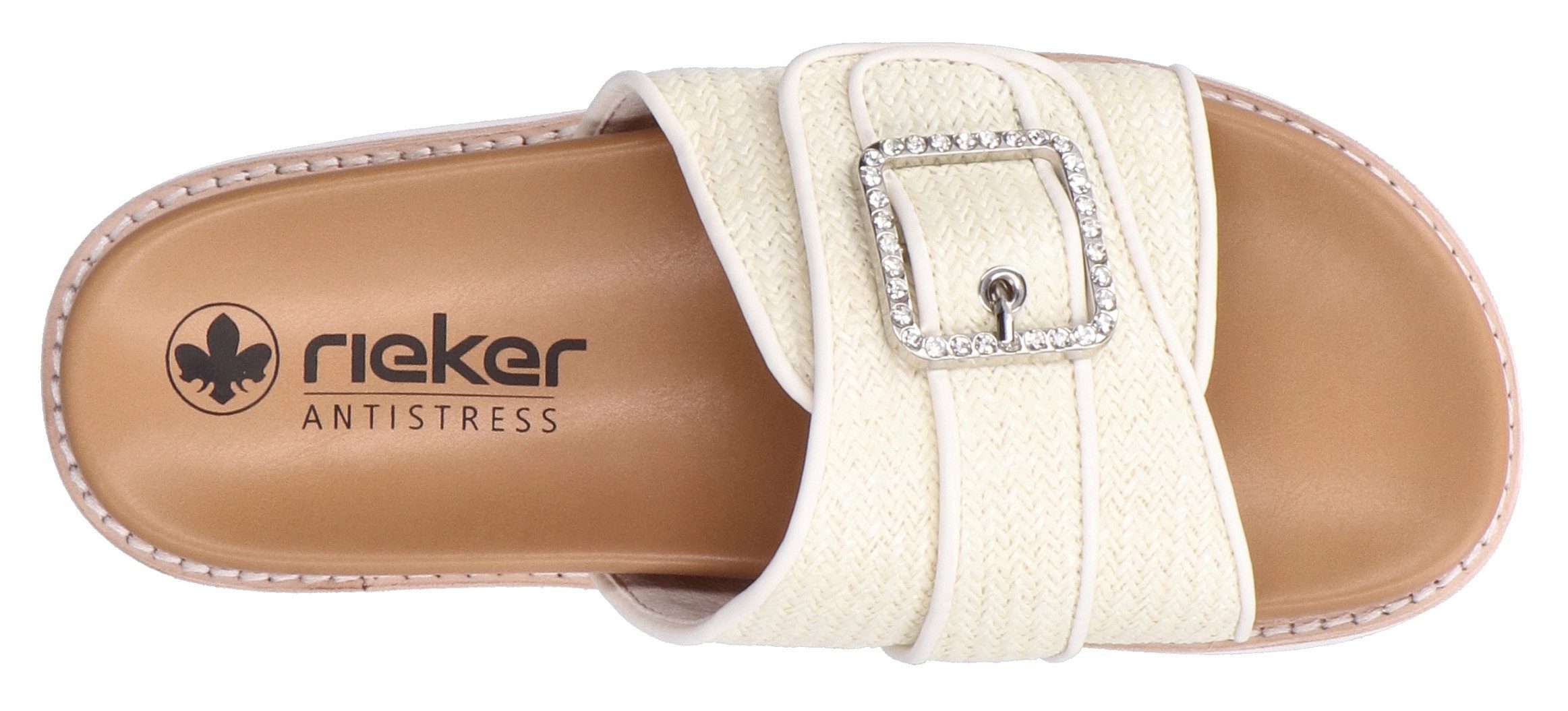Rieker Slippers , zomerschoen, strand schoen met praktische klittenband